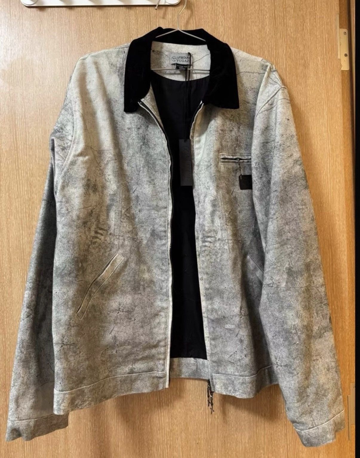 Unsound Rags Gray XL Zip-Up Collared Light Jacket Size US XL / EU 56 / 4 - 1 Thumbnail