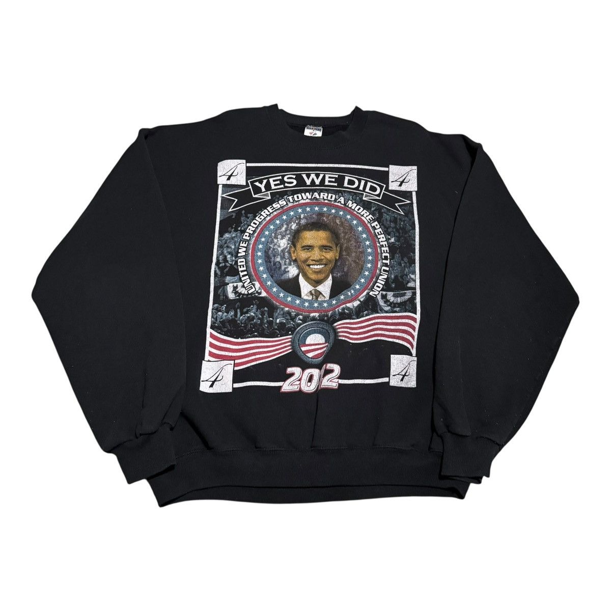 Jerzees 2012 Obama Martin Luther King Jr Campaign Sweatshirt XL Size US XL / EU 56 / 4 - 1 Thumbnail