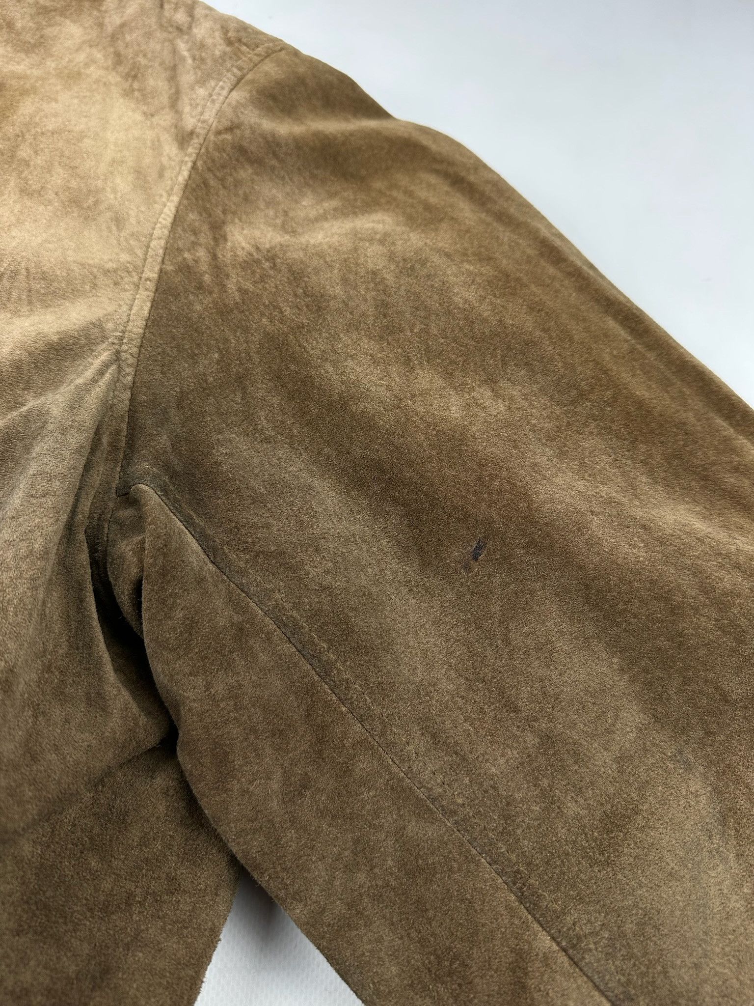 PERSON'S Vintage Person's suede leather Varsity Jacket Size US L / EU 52-54 / 3 - 16 Thumbnail