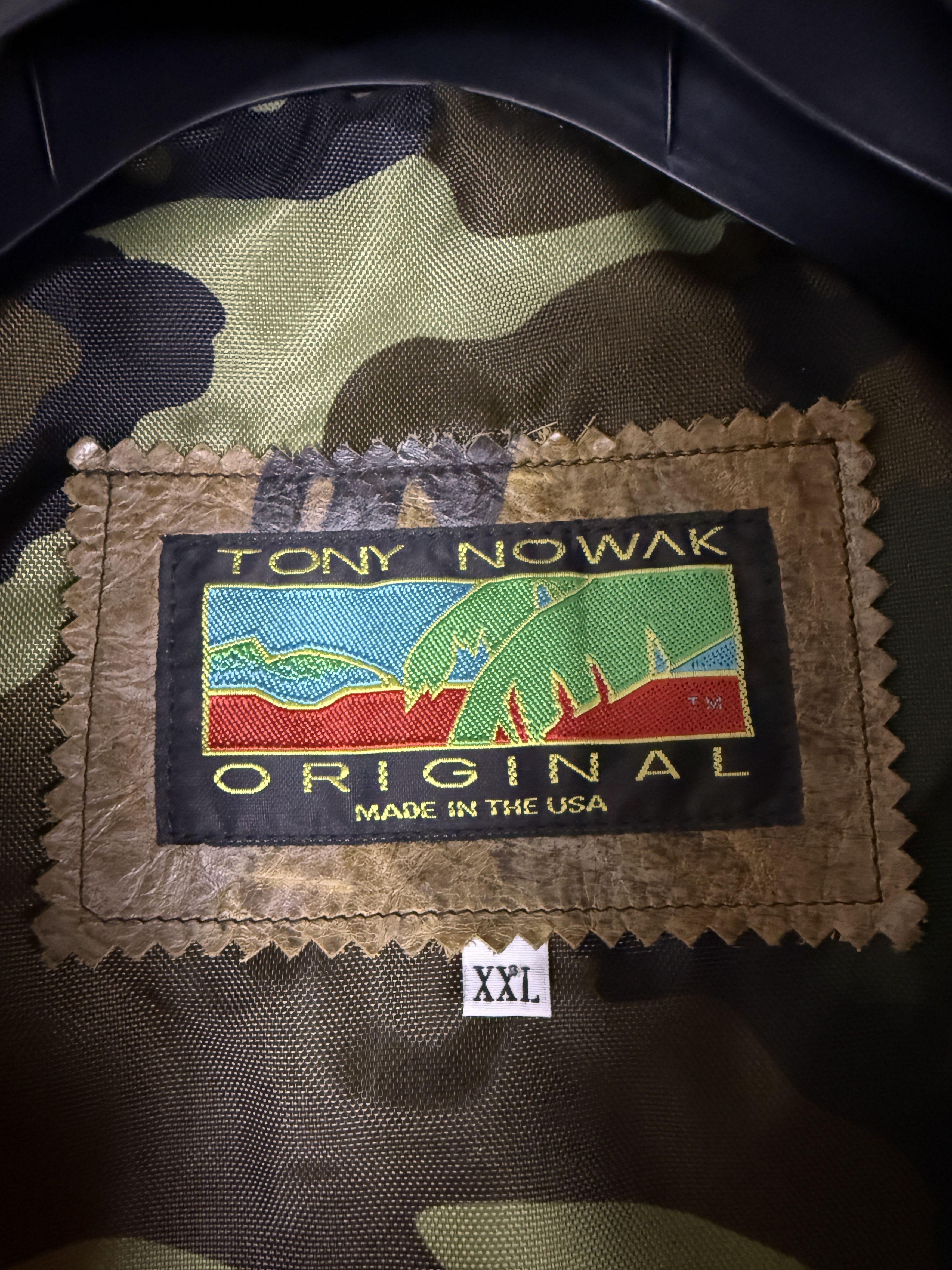 Leather Dolph Lundgren's Personal Camo Leather Nowak Jacket Size US XXL / EU 58 / 5 - 5 Thumbnail