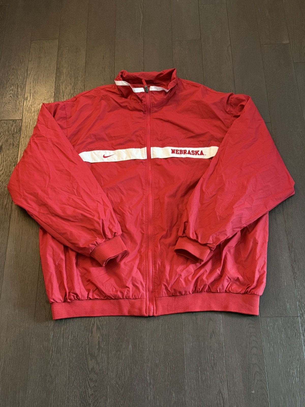 NCAA Vintage Nike Nebraska Cornhuskers Zip-Up Jacket Size US XL / EU 56 / 4 - 1 Thumbnail