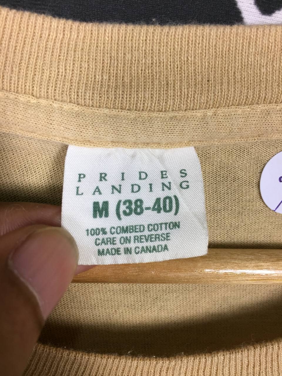 Vintage Vtg Prides Landing Plain Casual Pocket Tee Size US M / EU 48-50 / 2 - 7 Thumbnail