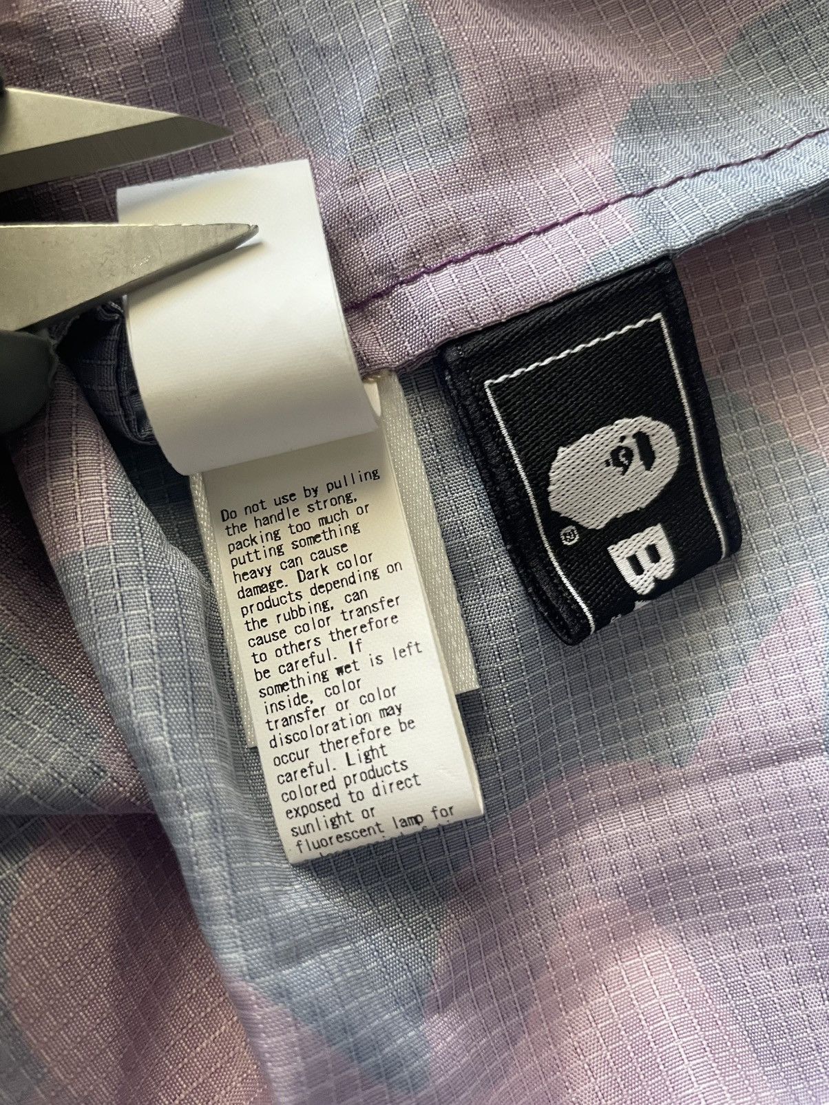 Bape BAPE Purple 1st Camo Shopping Bag Size ONE SIZE - 6 Thumbnail