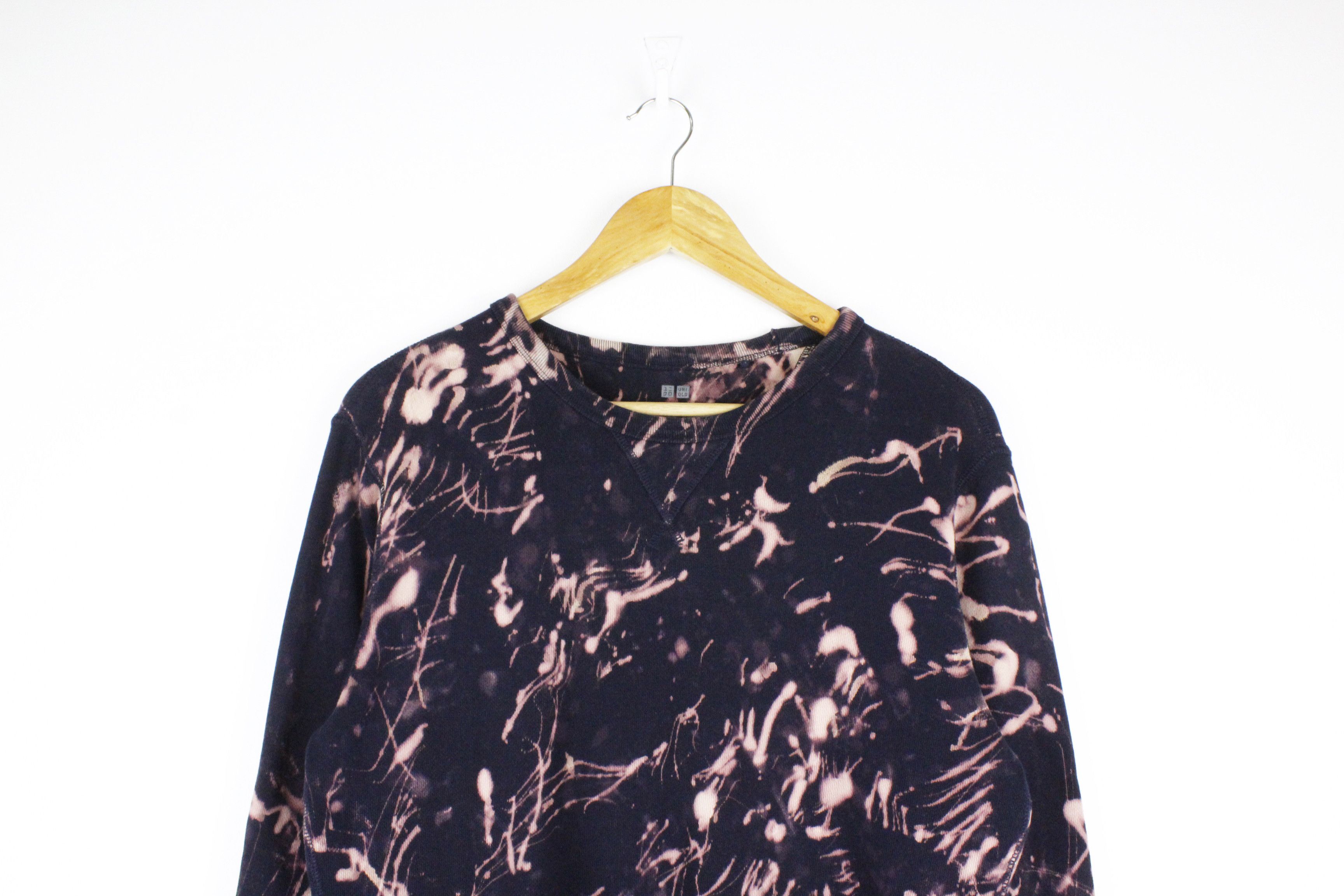 Japanese Brand × Uniqlo Uniqlo Custom Acid Tie Dye Sweatshirt Size US M / EU 48-50 / 2 - 2 Thumbnail