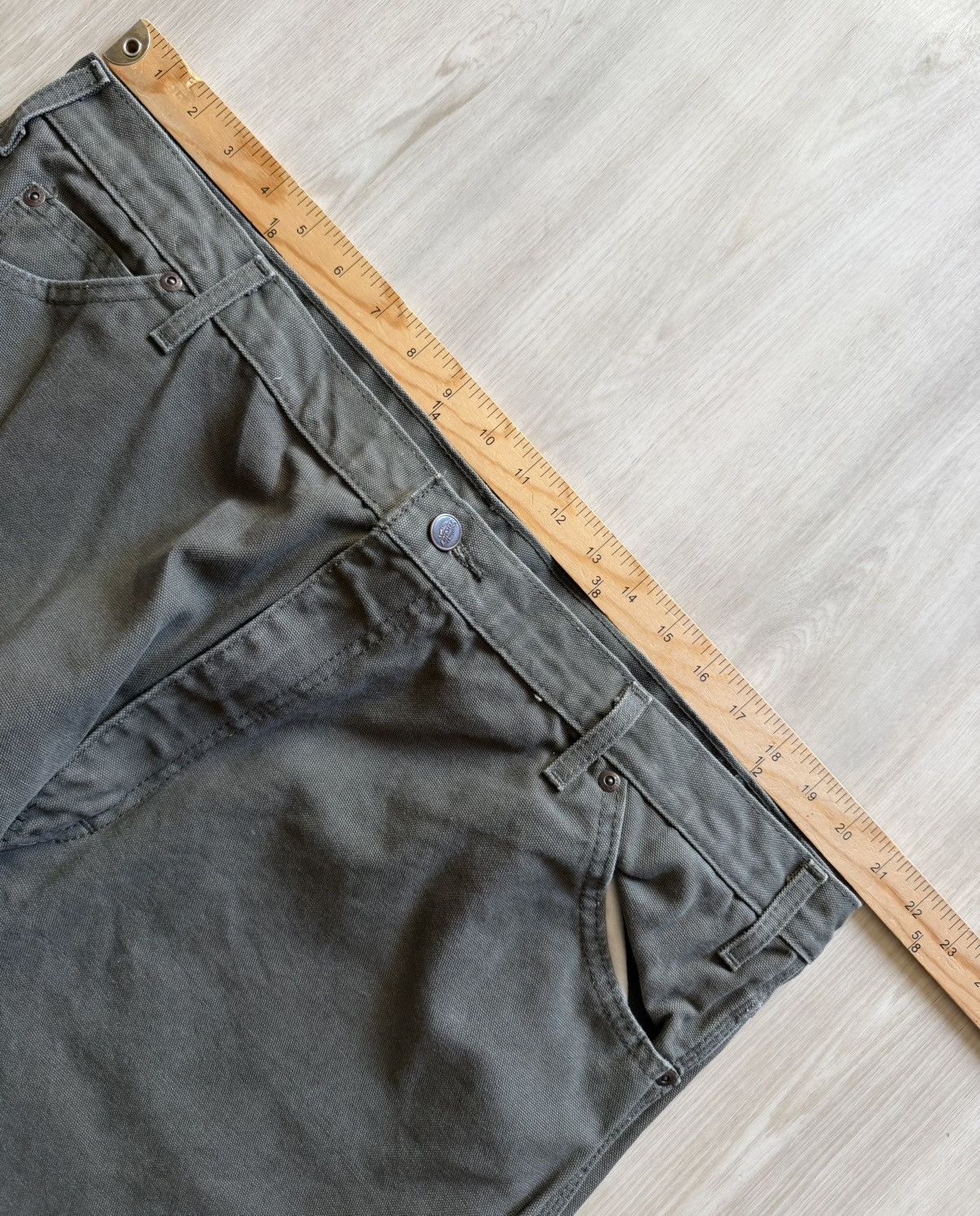 Dickies Dickies Carpenter Pants Workwear Sz 42x28.5 Green Canvas Size US 42 / EU 58 - 5 Thumbnail