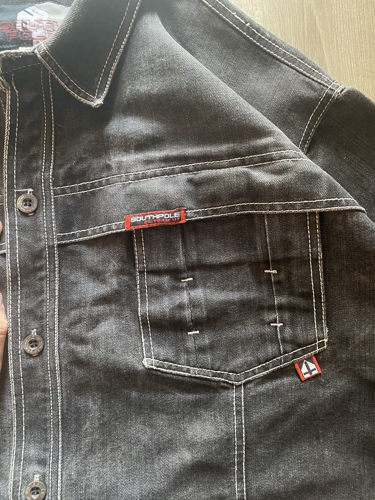 Southpole × Vintage Vintage Southpole Denim Jacket Size US XXL / EU 58 / 5 - 2 Thumbnail