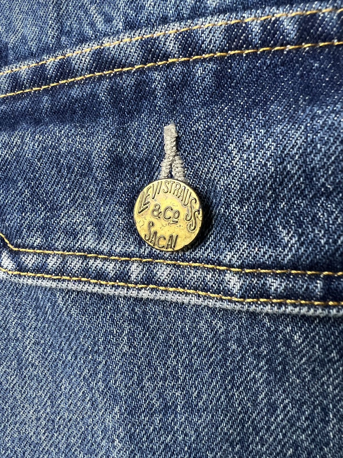 Sacai BNWT Levis + Sacai Reversible Blazer Denim Jacket w/ Pins Size US M / EU 48-50 / 2 - 7 Thumbnail