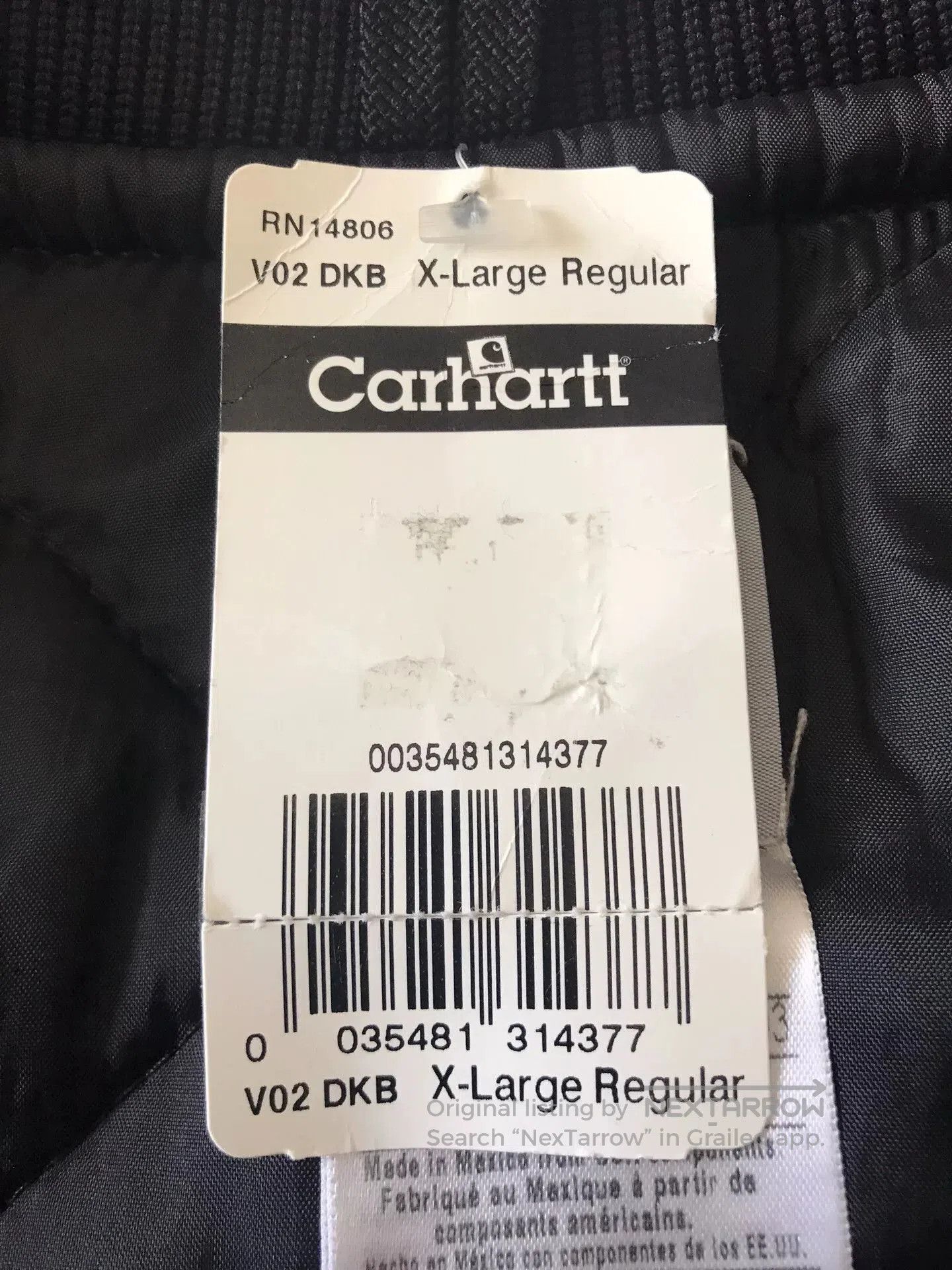 Carhartt Carhartt V02 Dark Brown Work Vest. Size US XL / EU 56 / 4 - 8 Thumbnail