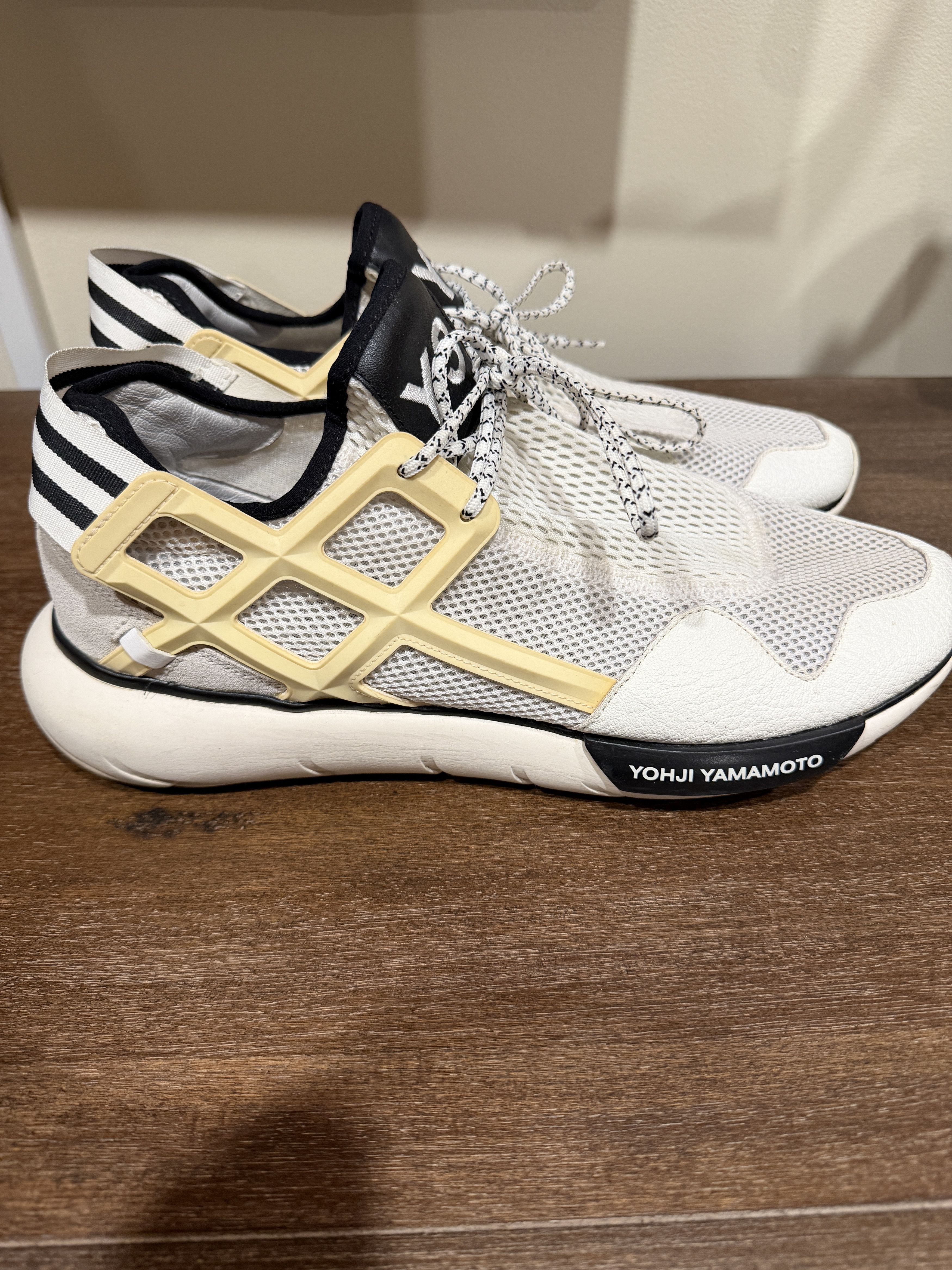 Y-3 Y-3 Adidas Low Top White Sneaker Size 11 Size US 11 / EU 44 - 3 Thumbnail