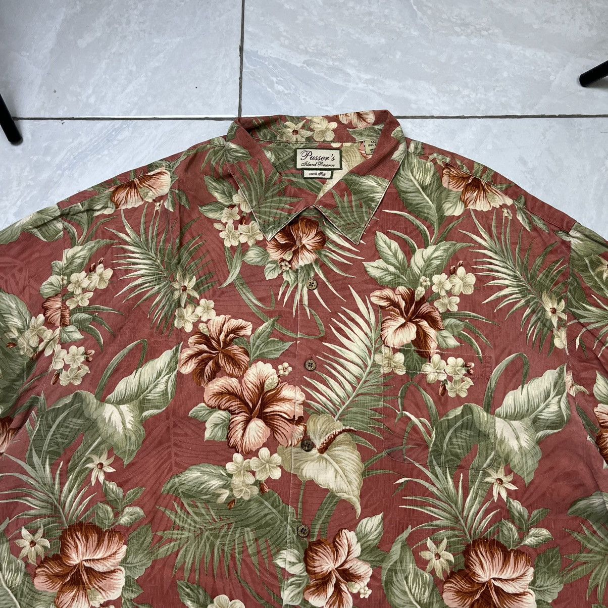 Japanese Brand Pusers Hawaiian silk shirt pattern Size US XXL / EU 58 / 5 - 3 Thumbnail