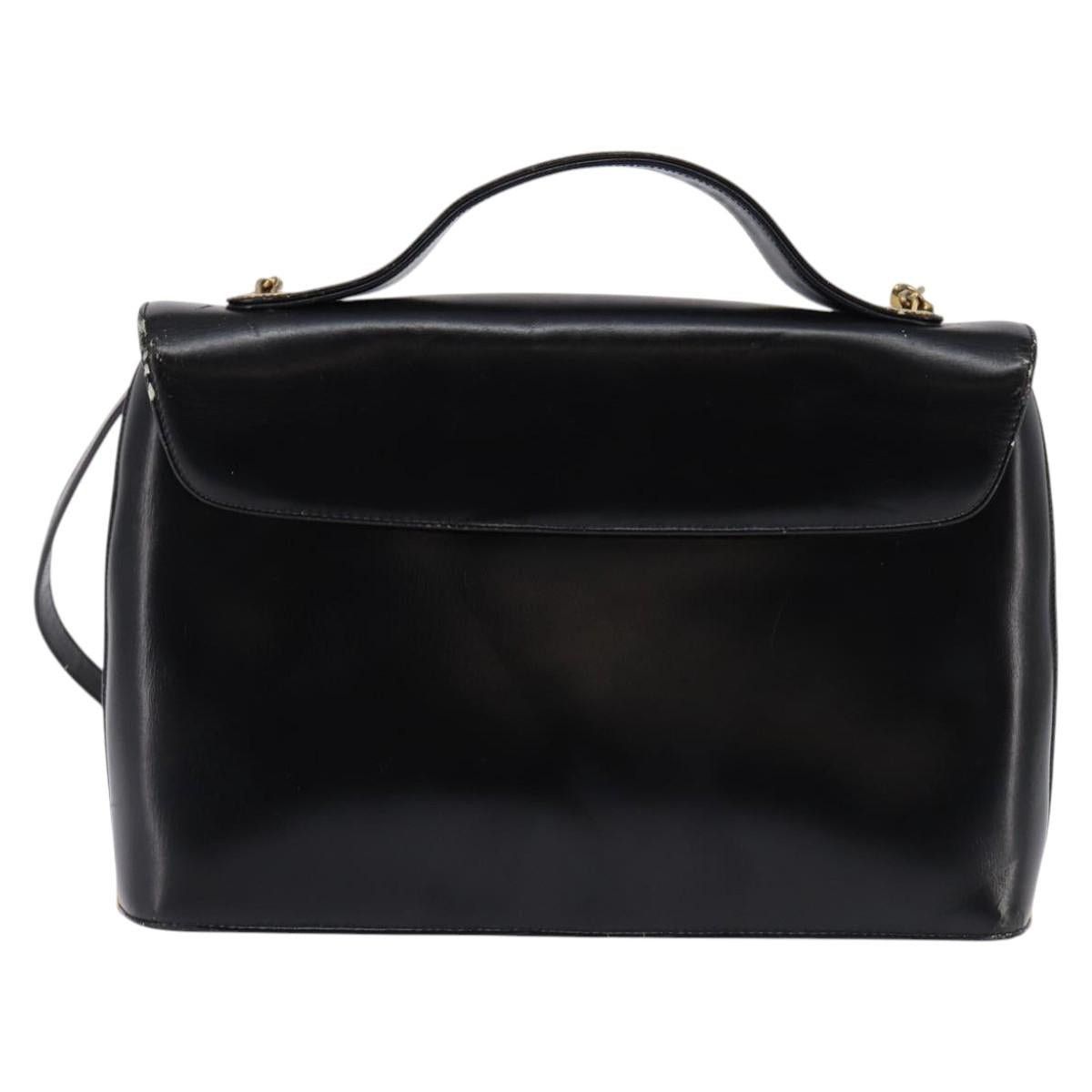 Dior DIOR Shoulder Bag Leather Black Gold Size ONE SIZE - 3 Thumbnail