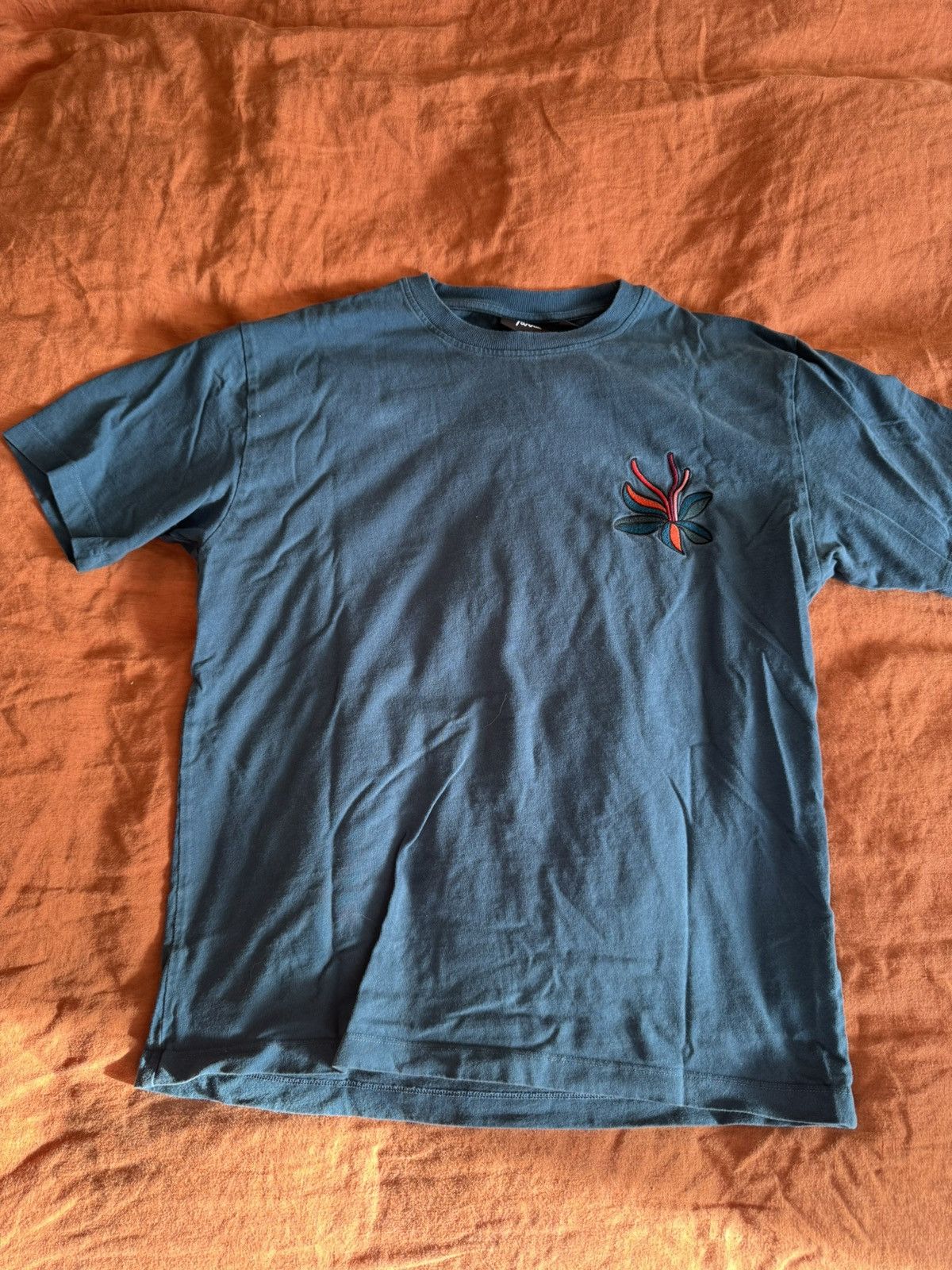 By Parra By Parra "Crane" Embroidered Graphic Tee - Blue - Small Size US S / EU 44-46 / 1 - 2 Thumbnail