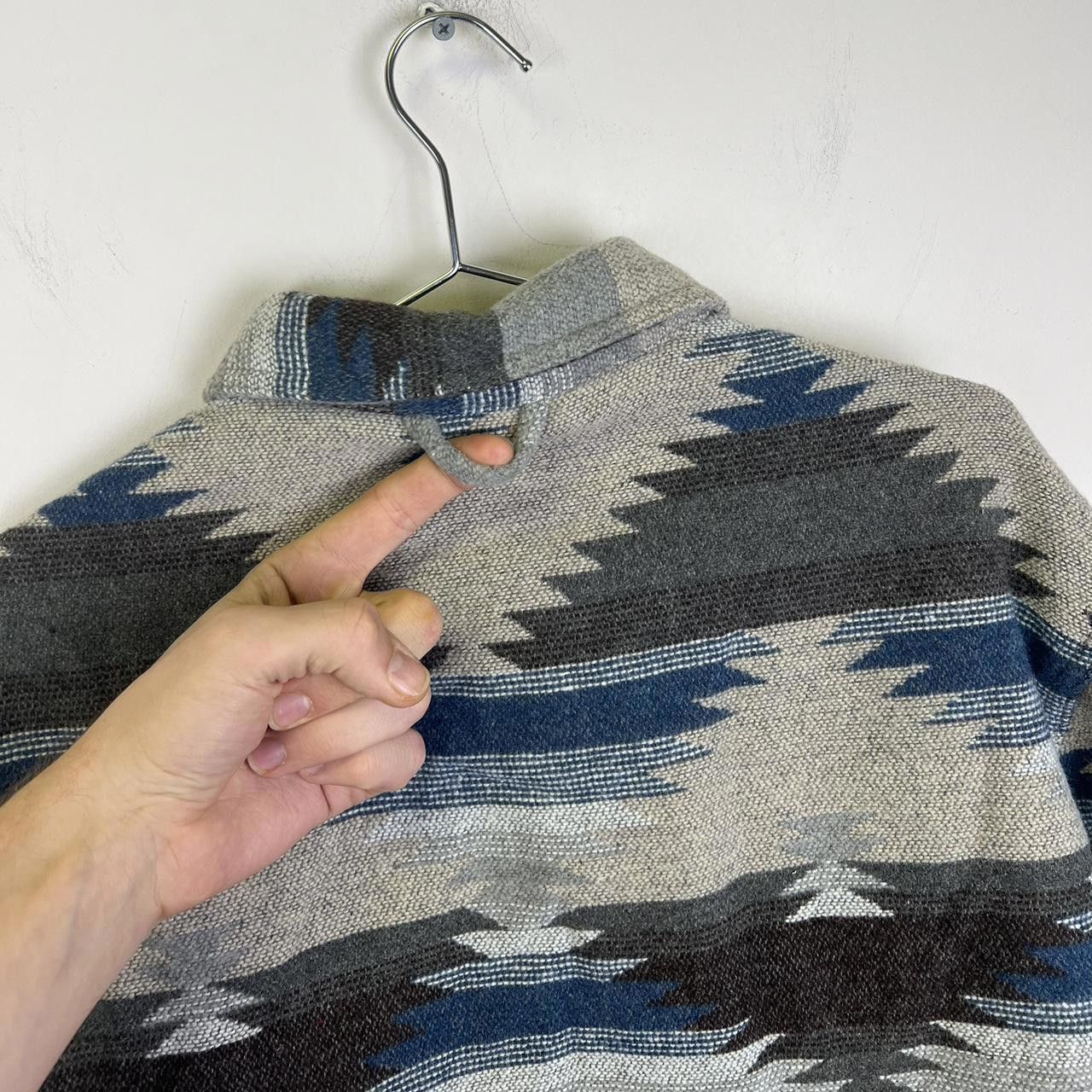 Native Jachs New York Aztec Pattern Flannel Shirt - Large Jacket Size US L / EU 52-54 / 3 - 3 Thumbnail