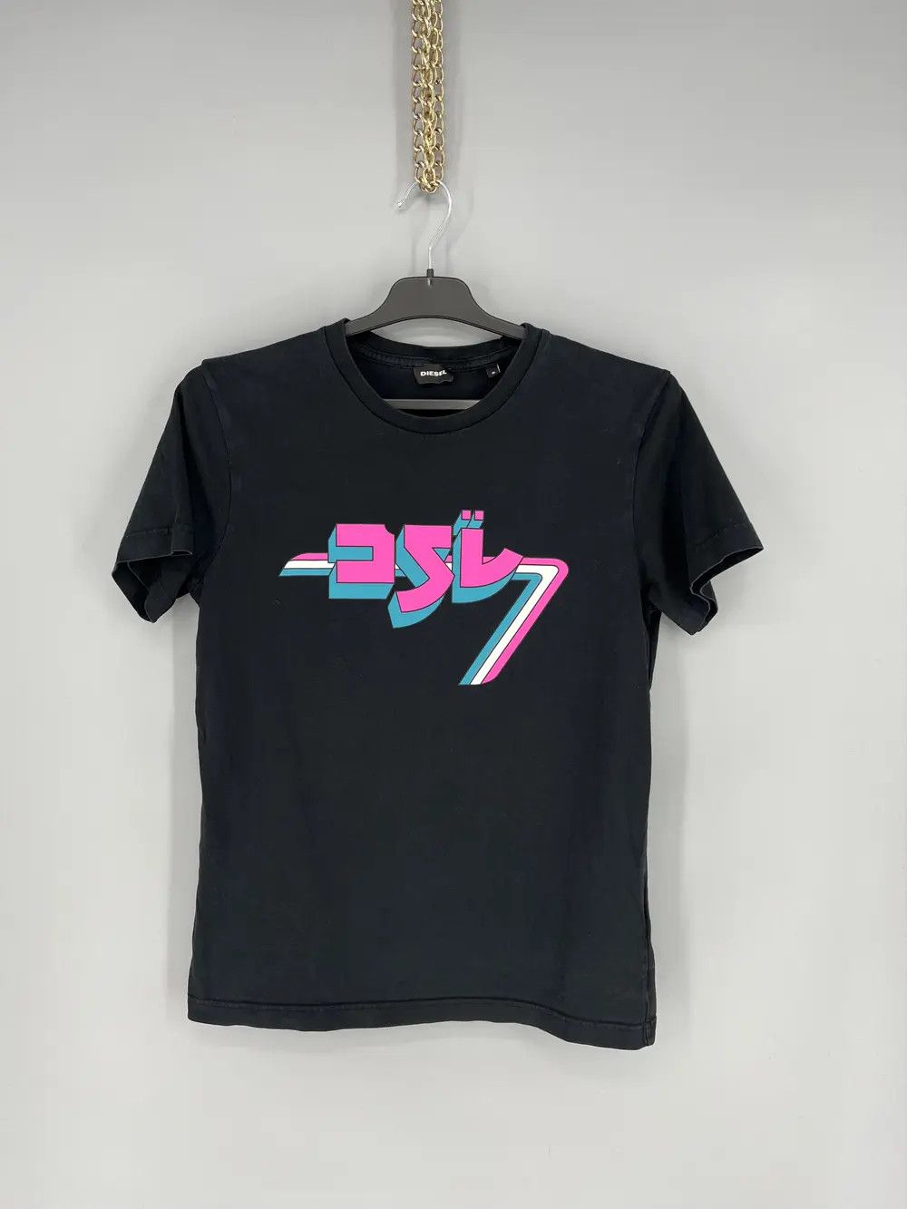 Other Vintage Diesel Black Just Y17 T-Shirt Japanese Style Size US S / EU 44-46 / 1 - 1 Thumbnail