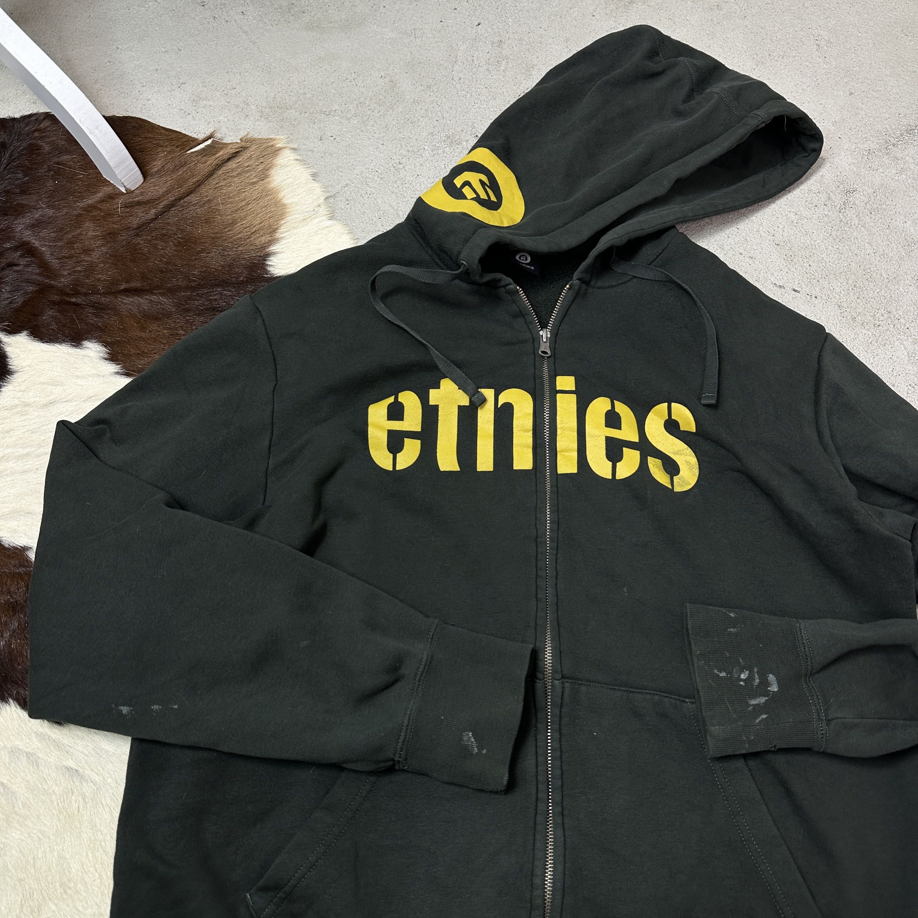 Etnies Vintage Streetwear Sporty Skater Etnies Zip Hoodie Y2K Size US M / EU 48-50 / 2 - 2 Thumbnail
