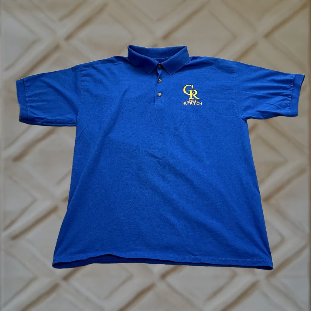 Gildan VINTAGE Gildan Dryblend Polo Shirt Mens L Blue Logo Embroidered Size US L / EU 52-54 / 3 - 1 Thumbnail