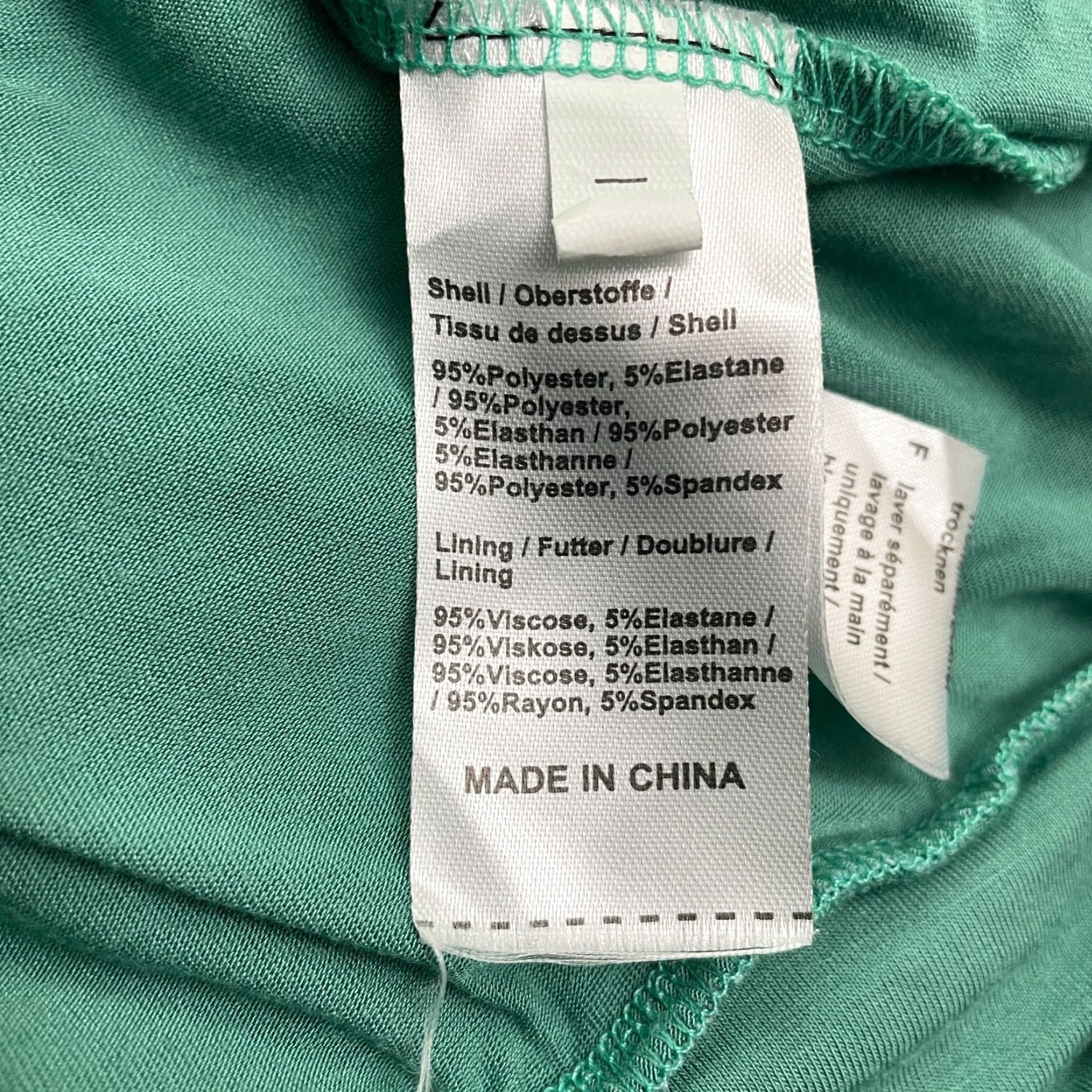 Vintage BaiShengGT Floral Blouse Womens Large Green Sleeveless Lined Casual Stretch Top Size L / US 10 / IT 46 - 5 Thumbnail