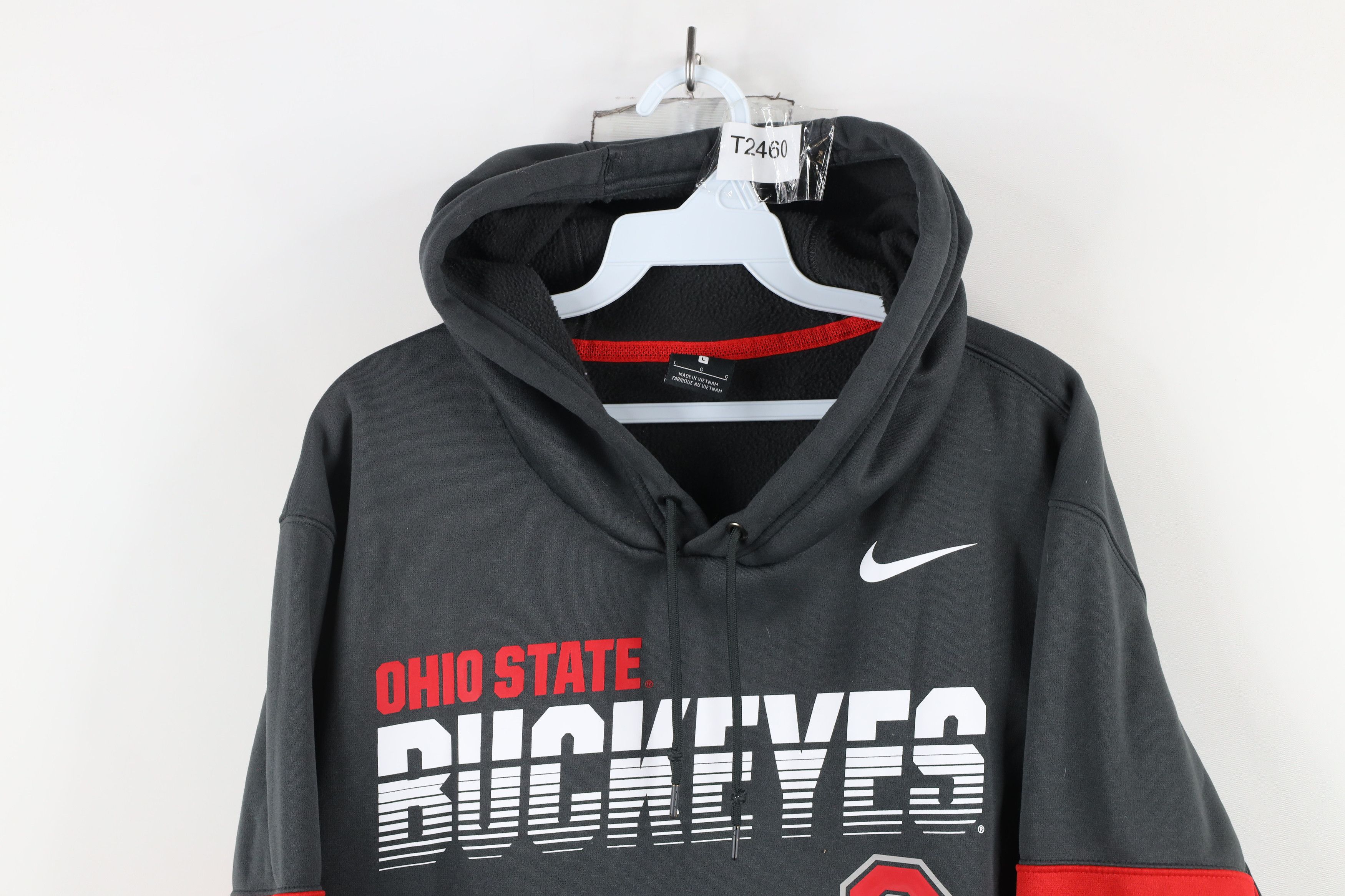 Nike × Vintage Nike On Field Ohio State University Hoodie Sweatshirt Gray Size US L / EU 52-54 / 3 - 2 Thumbnail