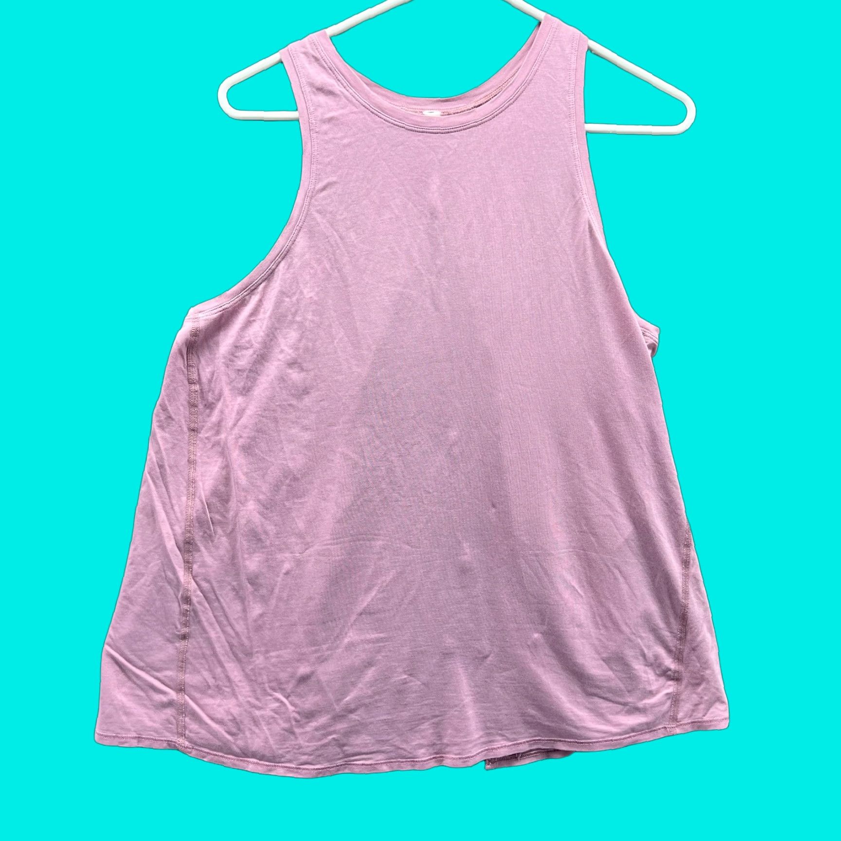 Lululemon Lululemon Tank Women 8 Pink Cotton Pullover Sleeveless Crew Neck Activewear Relaxed All Yours Lavender Tank Top Ladies Black or Pink? Size M / US 6-8 / IT 42-44 - 1 Thumbnail