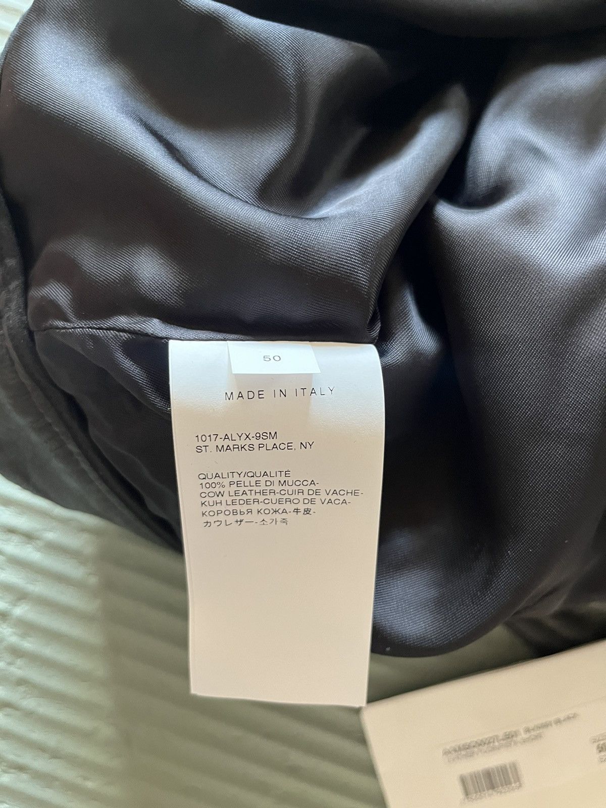 1017 ALYX 9SM 1017 Alyx 9SM black leather shorts Size US 33 - 6 Thumbnail