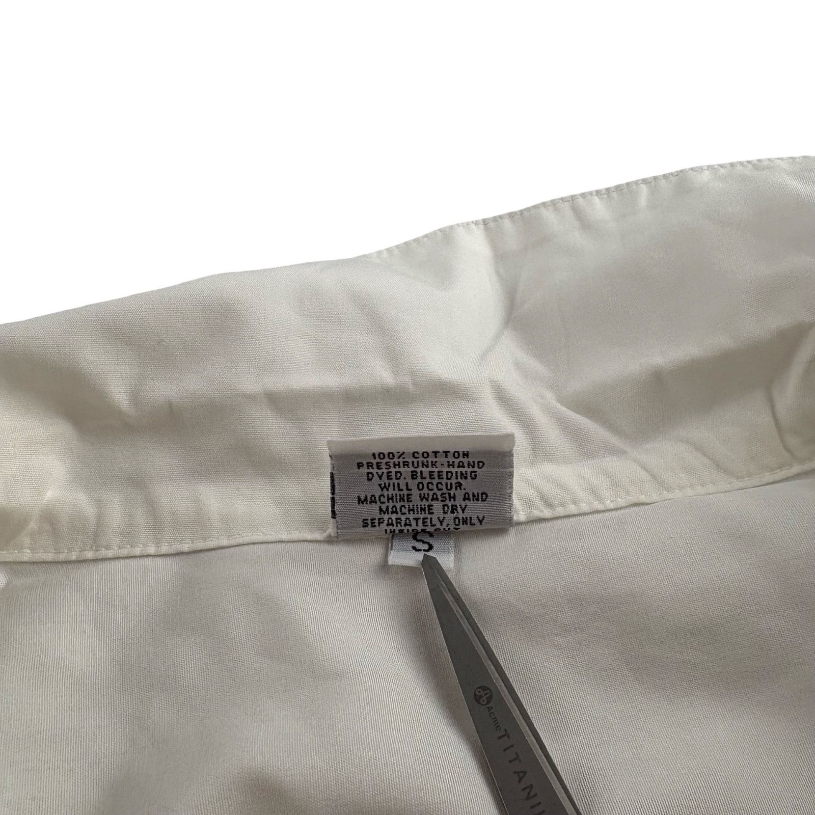 CP Shades CP Shades Women’s Cotton Lagenlook Button-Down Shirt White • Size S / US 4 / IT 40 - 4 Thumbnail