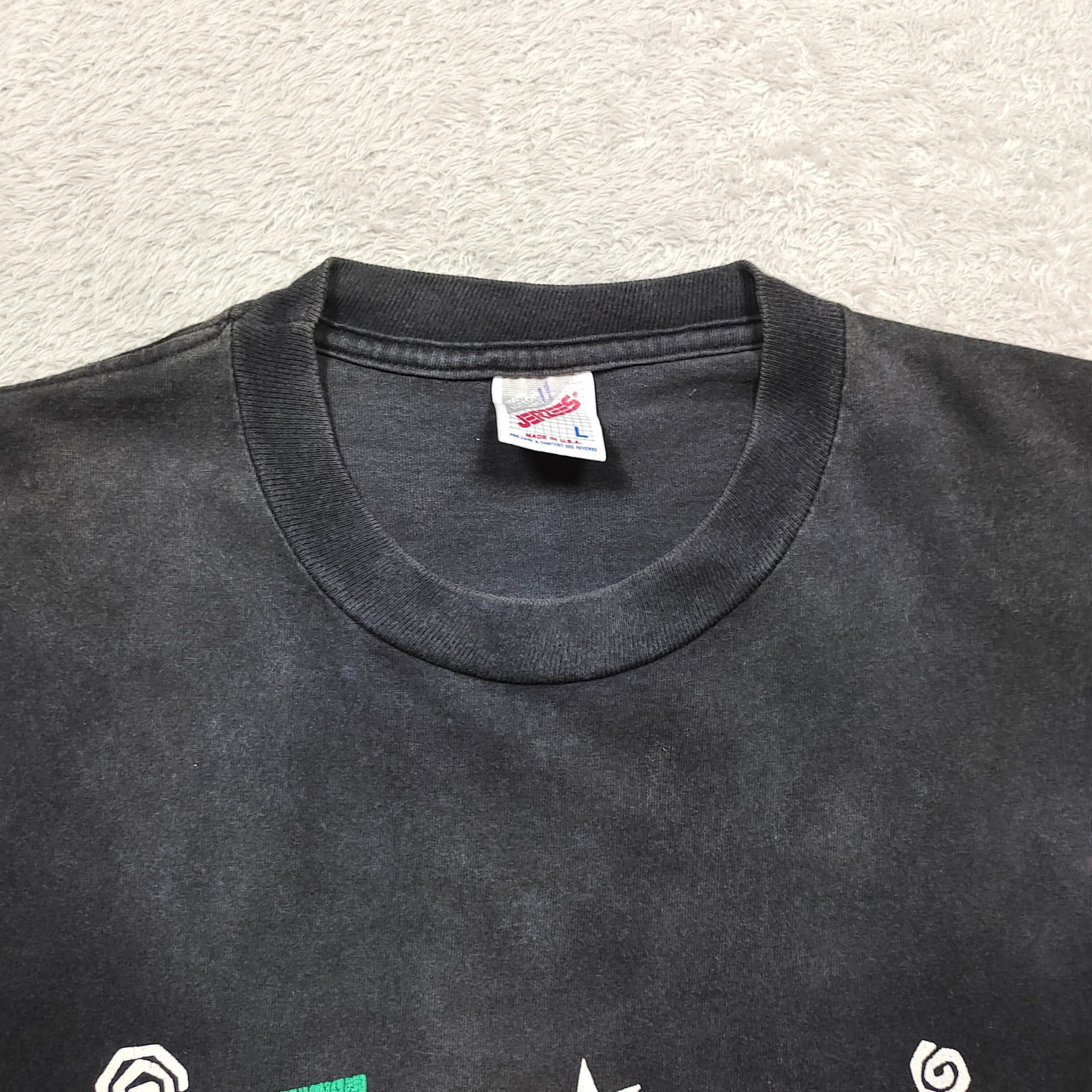 Jerzees Vintage 90s Distressed faded Jerzees Crazy Doodle Logo Size US M / EU 48-50 / 2 - 3 Thumbnail