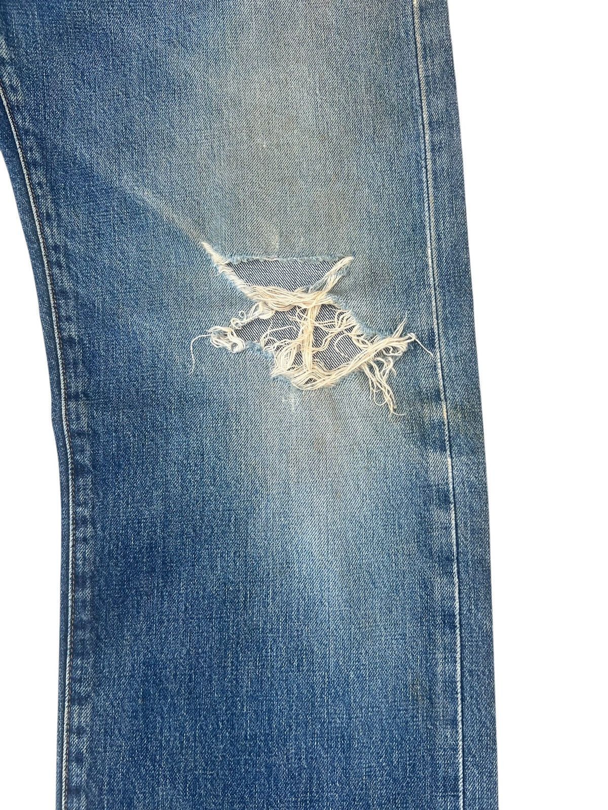 Levi's 90s Levi’s 503B XX Big E Distress Denim Selvedge Jeans Size US 32 / EU 48 - 12 Thumbnail