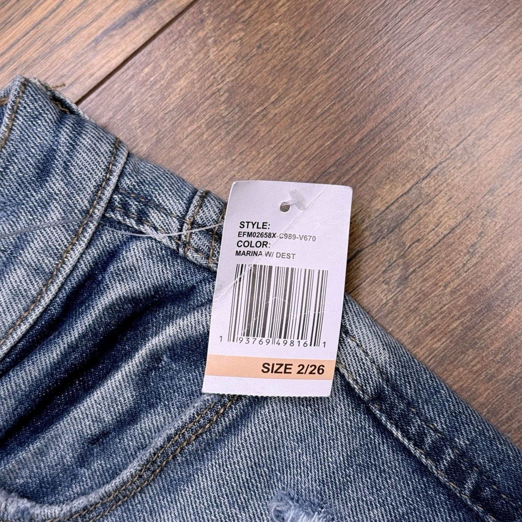 Vintage Kensie Kelsey High Rise Skinny Jeans 2/26 Vintage Luxe Stretch Denim Blue Jeans Slim Women Size 26" / US 2 / IT 38 - 6 Thumbnail