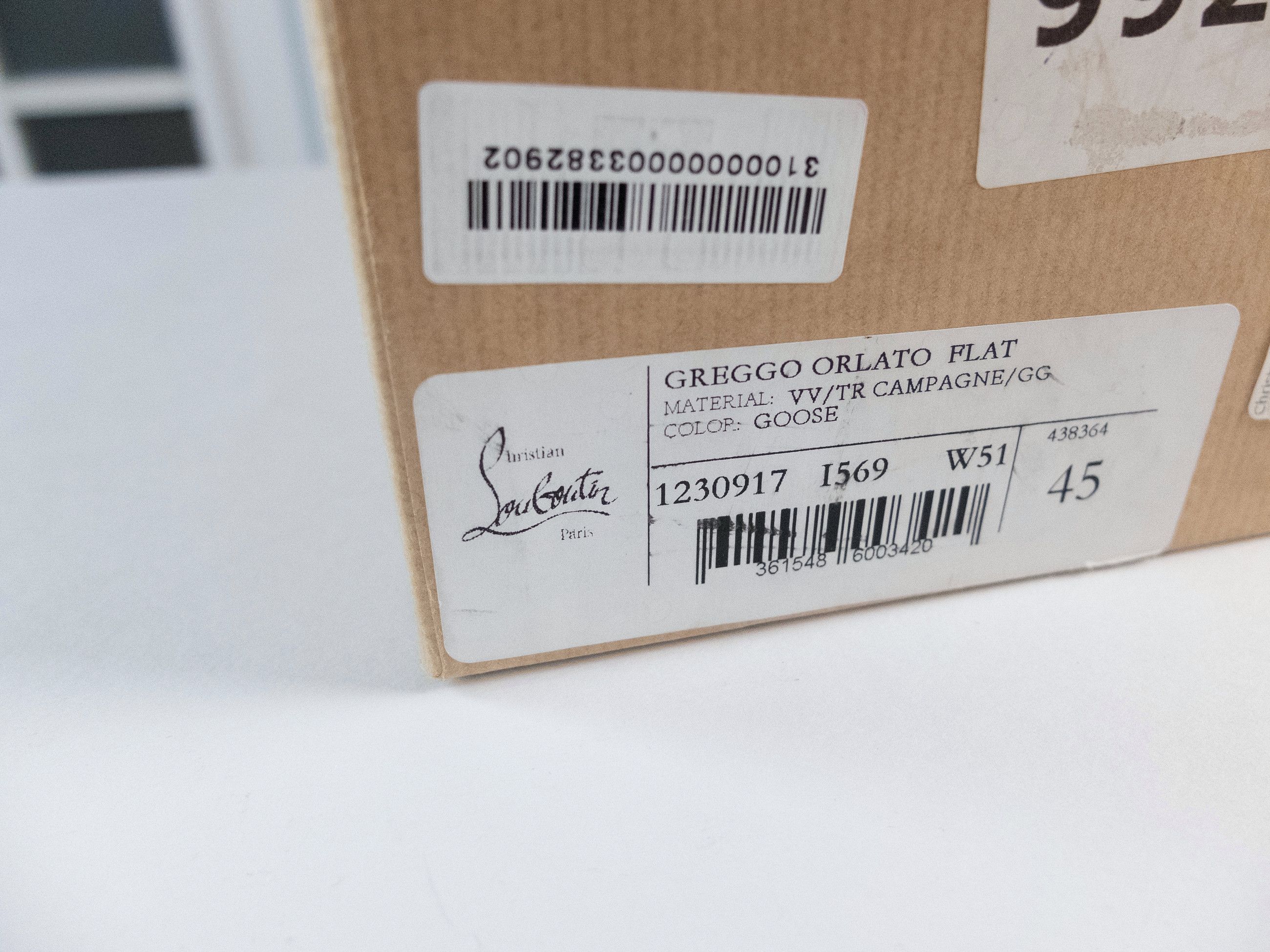Christian Louboutin CHRISTIAN LOUBOUTIN Greggo beige lace-up Oxford dress shoes Size US 12 / EU 45 - 11 Thumbnail