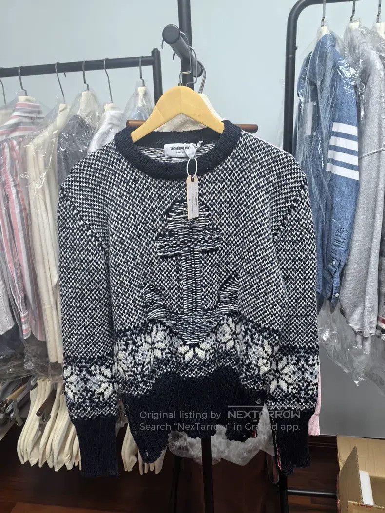 Thom Browne Thom Browne Anchor Sweater Size US M / EU 48-50 / 2 - 1 Thumbnail