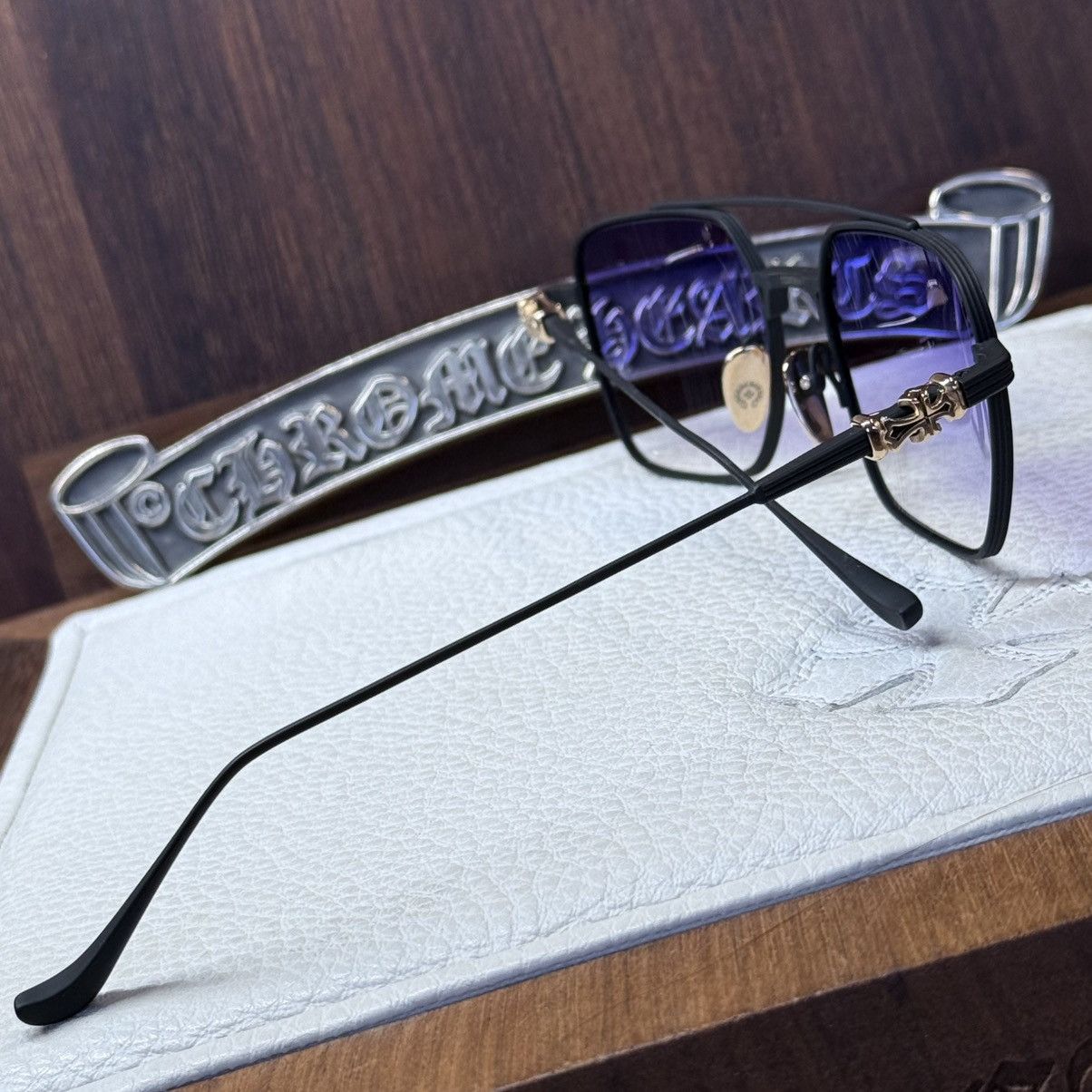 Chrome Hearts Chrome Hearts MAGNUM II 1/1 Lüx Lilac Sunglasses Size ONE SIZE - 12 Thumbnail