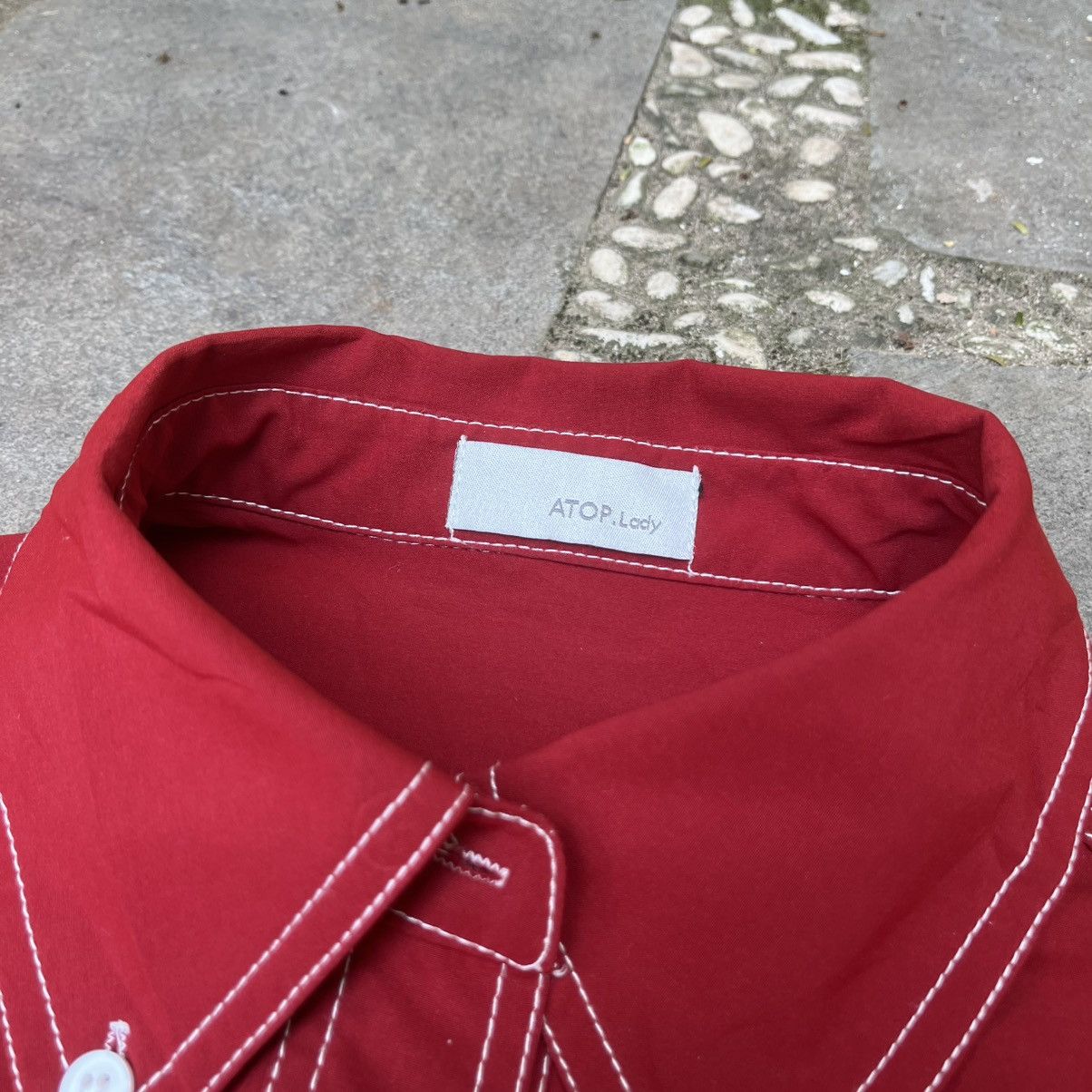 Pleats Please Issey Miyake Vintage🔥ATOP Lody Big Double Pocket Shirt/ Balenciaga Style Size US L / EU 52-54 / 3 - 4 Thumbnail