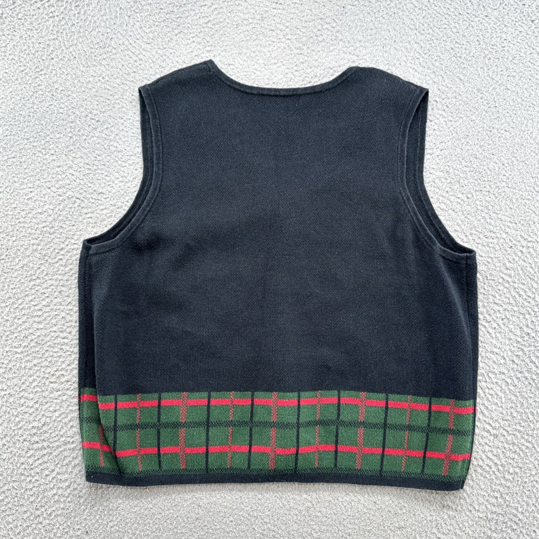 Vintage Crystal Kobe Christmas Sweater Vest XS?1X Shirt? Size XL / US 12-14 / IT 48-50 - 6 Thumbnail
