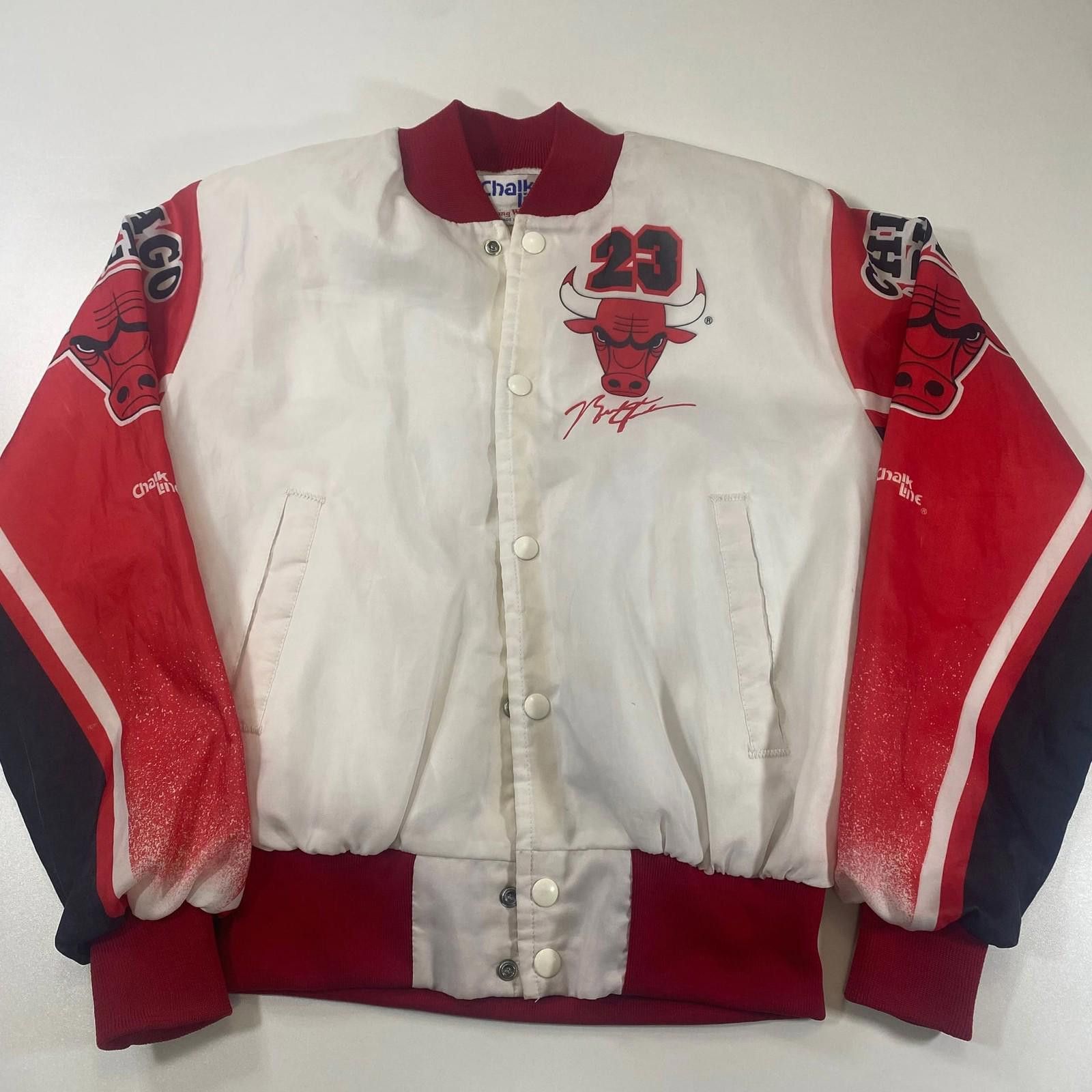 Chalk Line 90s Chalk Line Michael Jordan Bulls Fanimation Jacket Size US XS / EU 42 / 0 - 1 Thumbnail