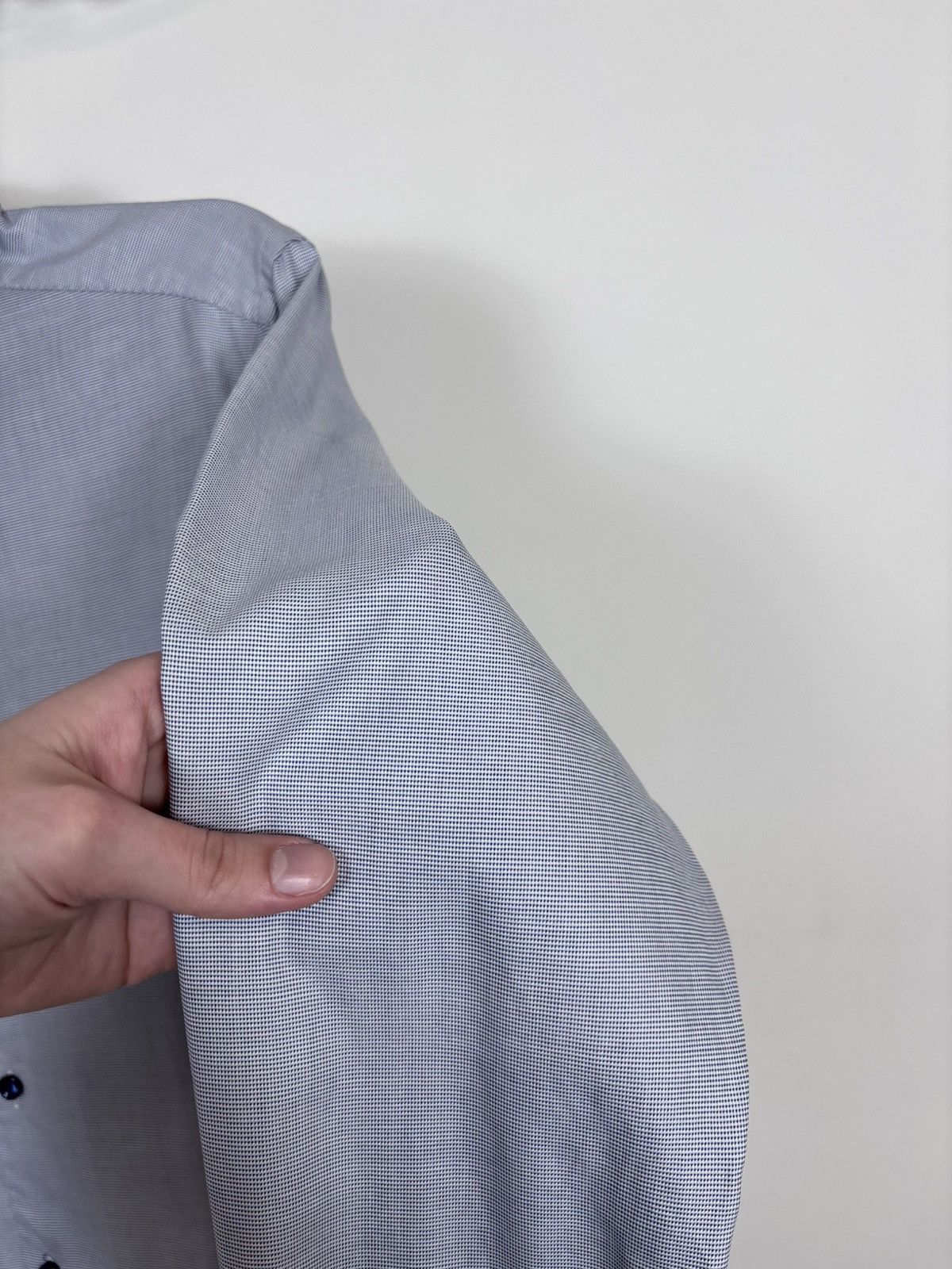 Eton Eton Men’s Slim Fit Light Blue Button Up Dress Shirt Size US M / EU 48-50 / 2 - 8 Thumbnail