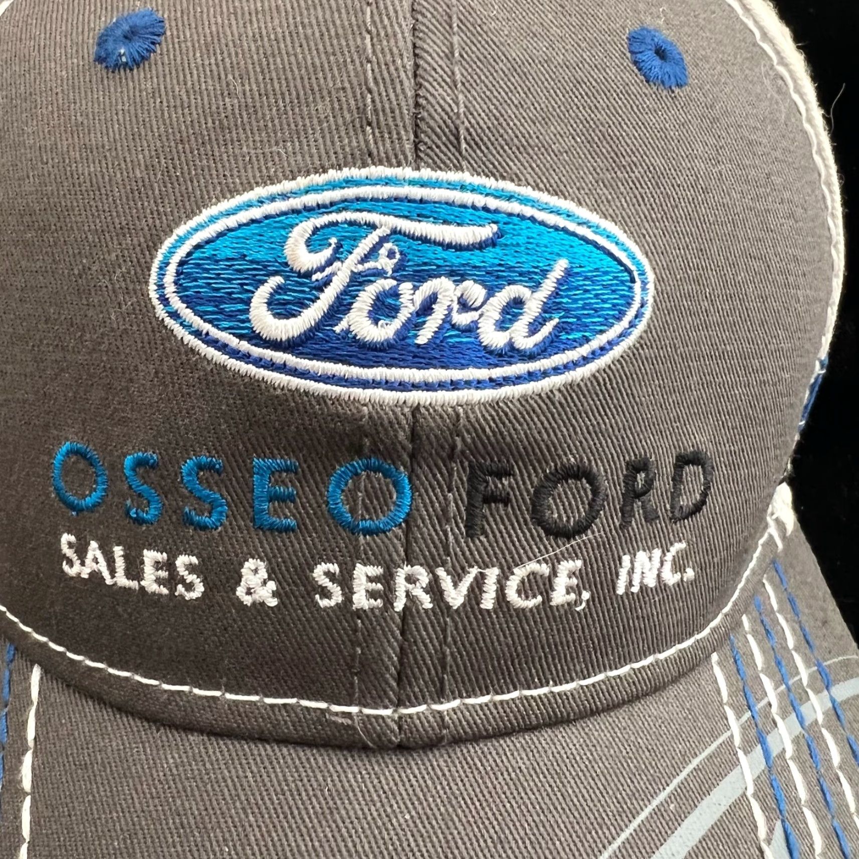 Vintage VINTAGE Grays 5 Panel Hat One Size Adjustable Gray Cars Mens Size ONE SIZE - 2 Thumbnail