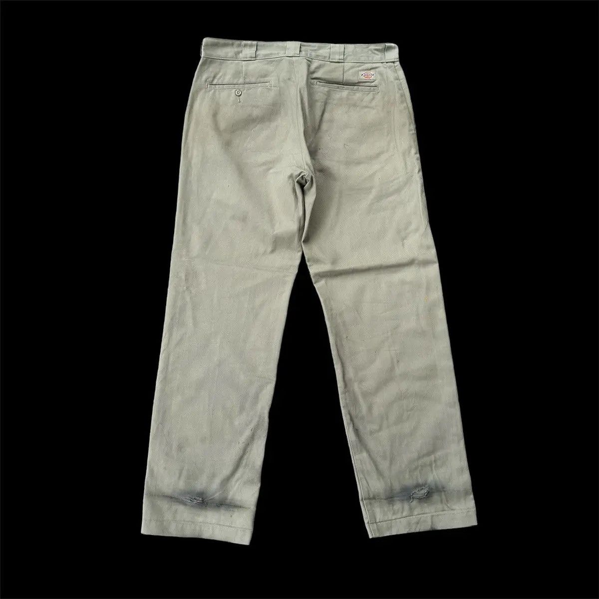 Dickies RUSTY DIRTY 🔥VTG DICKIES WORKWEAR TROUSERS KHAKI BLANK PANT Size US 34 / EU 50 - 2 Thumbnail