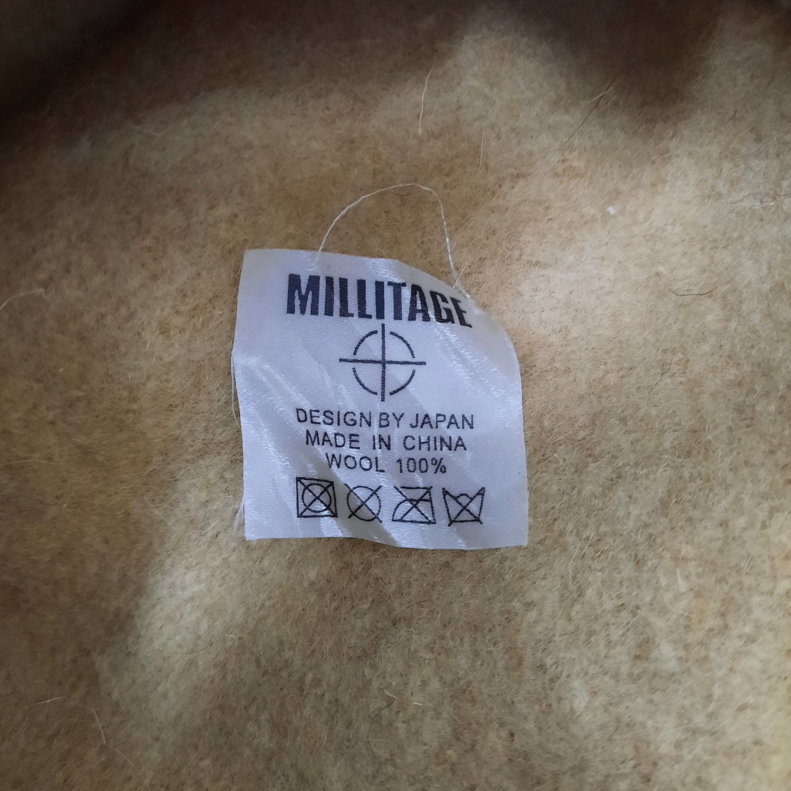 Japanese Brand 🪖 J brand millitage military army punk style wool beret Size ONE SIZE - 5 Thumbnail
