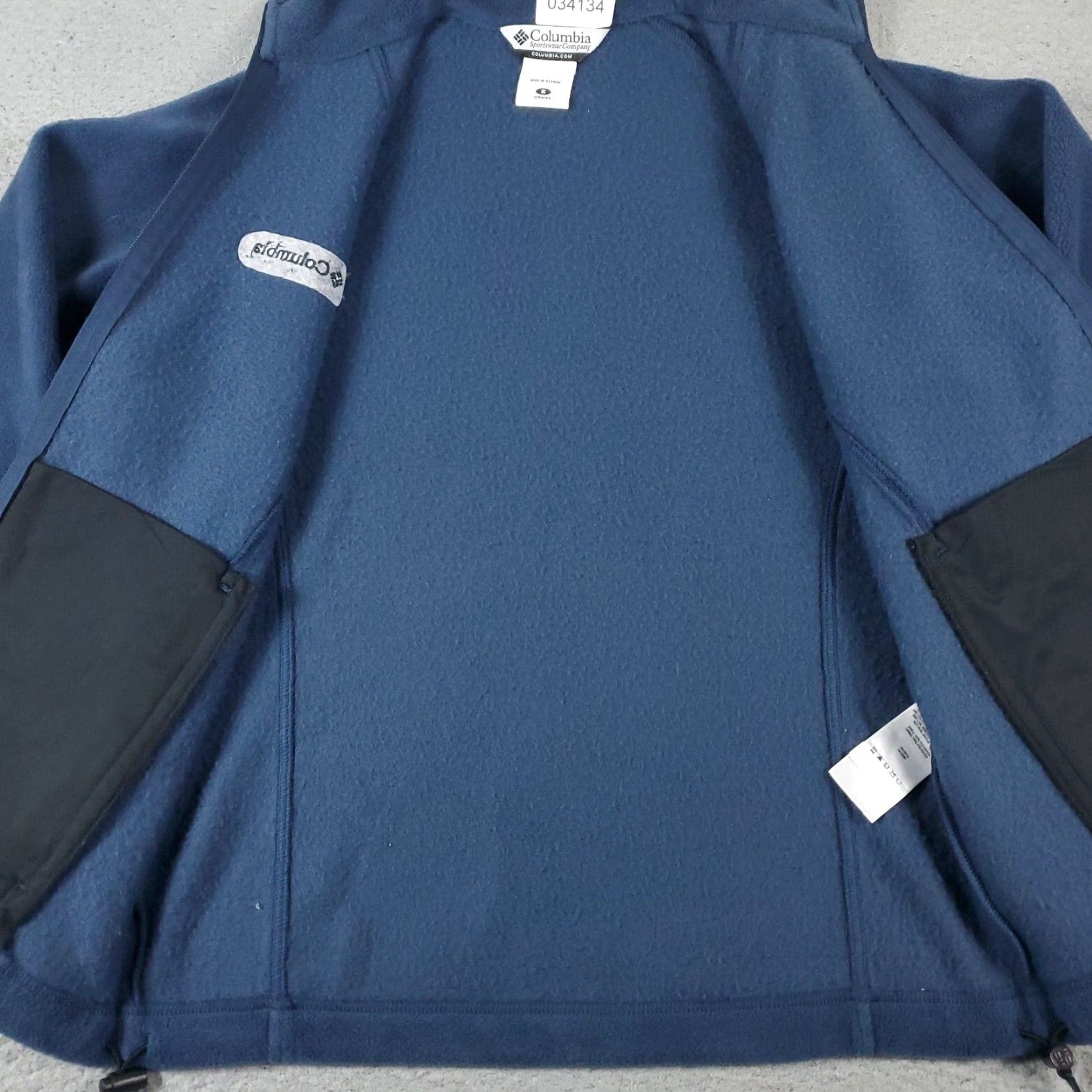 Vintage Columbia Fleece Jacket Womens Small Blue Full Zip Mid-Length Regular Fit Size S / US 4 / IT 40 - 6 Thumbnail