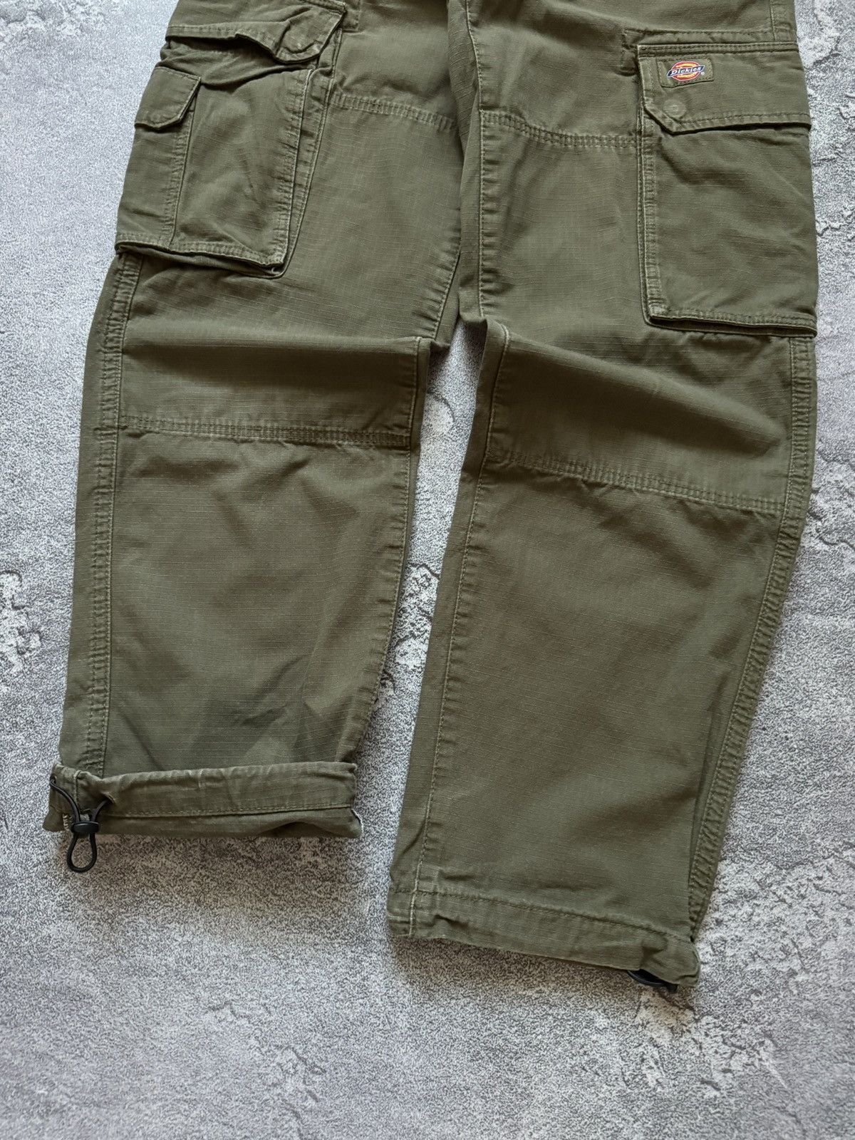 Dickies × Vintage Dickies w24 cargo khaki Wmns pant joggers trouser chino Size 24" / US 00 / IT 34 - 9 Thumbnail