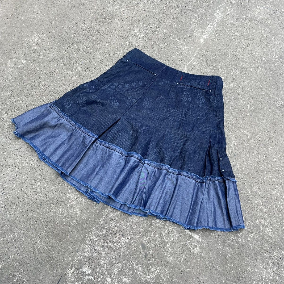 Marithe + Francois Girbaud Vintage Marithe Francois Girbaud Bondage Avant-garde Skirt Size 24" / US 00 / IT 34 - 13 Thumbnail