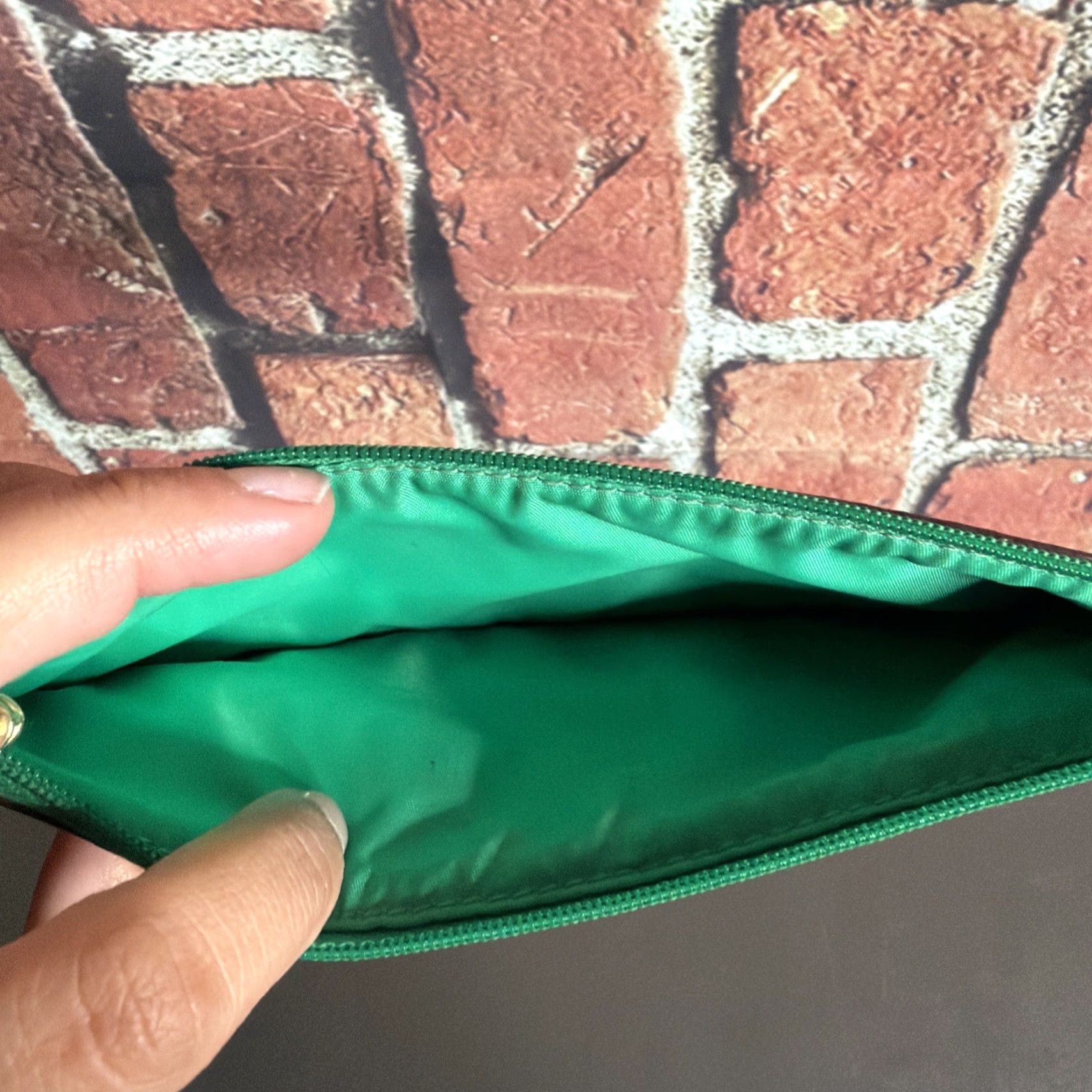 Coach VINTAGE Coach Accessory Case Pencil Green Leather Coach Pouch Wallet Size ONE SIZE - 3 Thumbnail