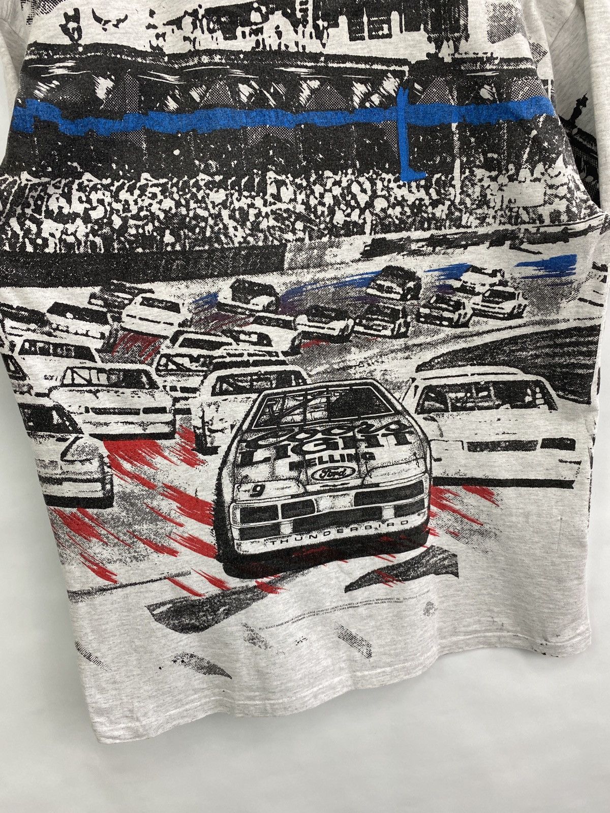 NASCAR 🇺🇸 Vintage 90s Ford Performance NASCAR Racing Made in USA Tee Size US XL / EU 56 / 4 - 10 Thumbnail