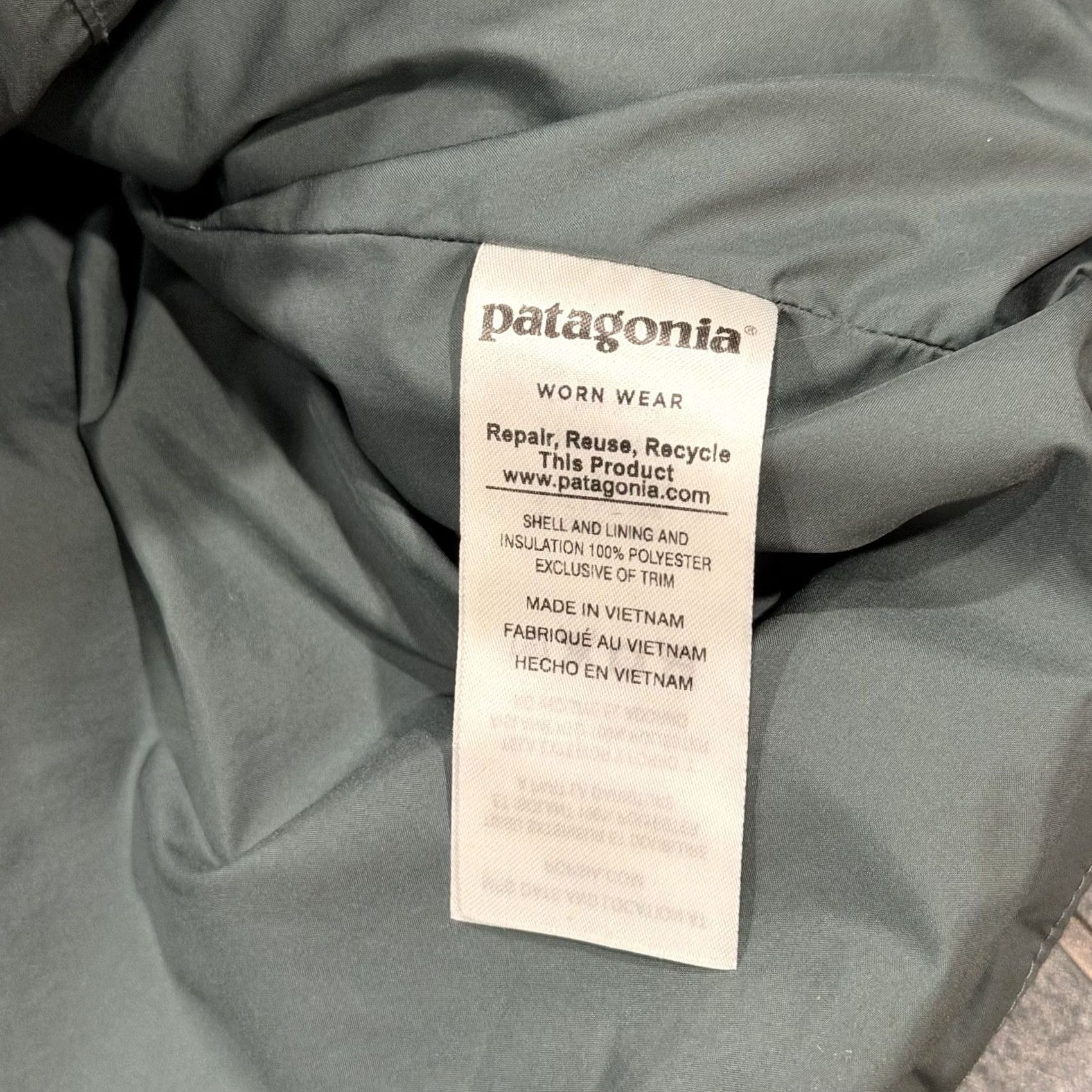Patagonia Patagonia Windsweep 3-in-1 Quilted Jacket Coat Gray Green Mens XL STY28090 Size US XL / EU 56 / 4 - 4 Thumbnail