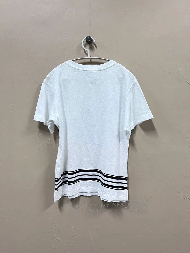 Louis Vuitton Louis Vuitton White chain-striped logo short sleeve Size US XS / EU 42 / 0 - 2 Thumbnail
