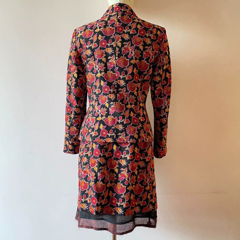 Kenzo KENZO Vintage red flower embroidery set Size XS / US 0-2 / IT 36-38 - 5 Thumbnail