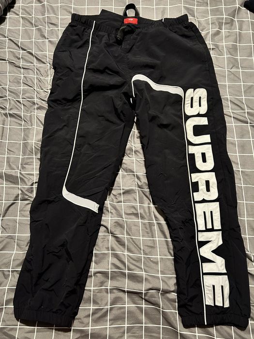 Supreme Supreme S Paneled Belted track pants | Grailed