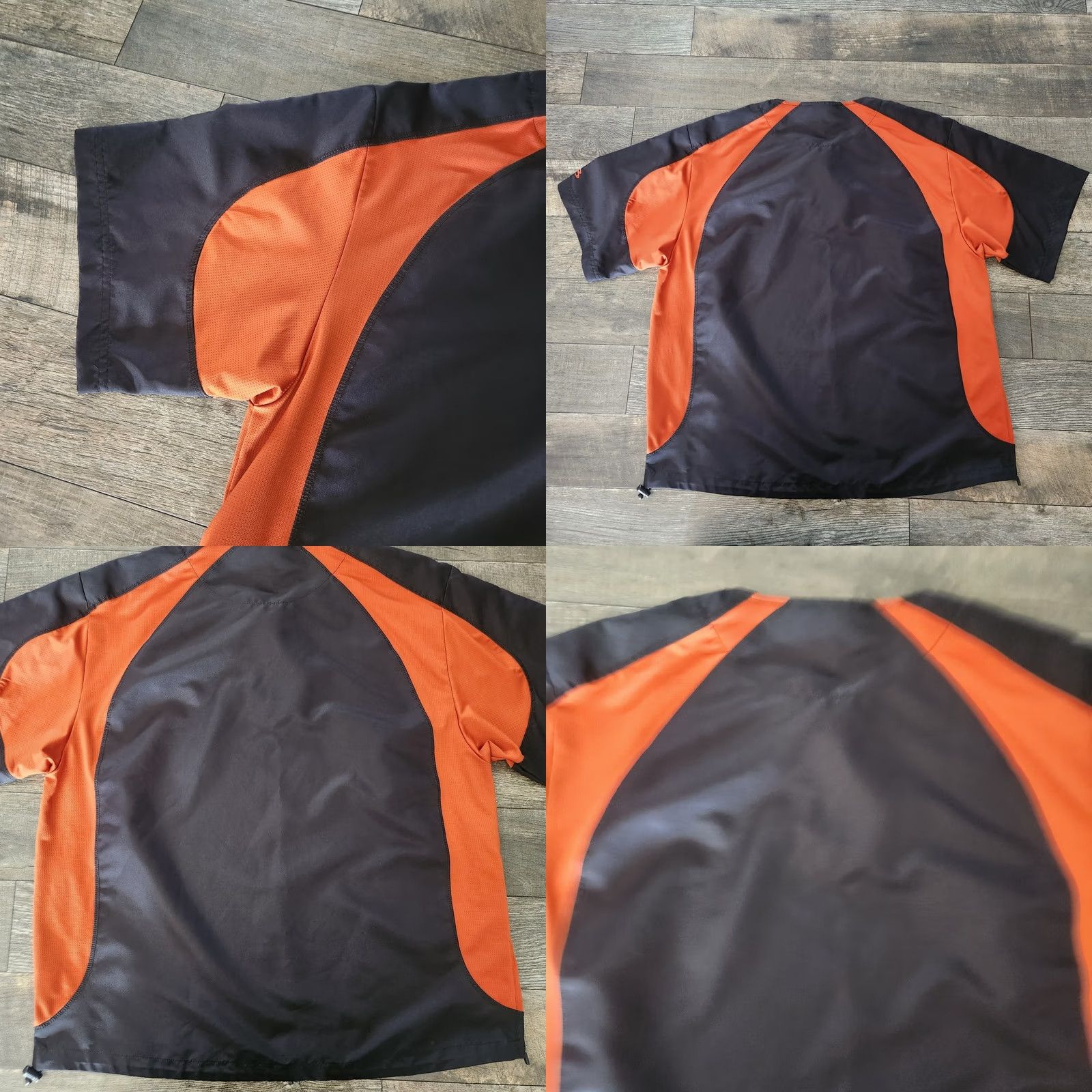 SAS ASA Boombah USA Softball 1/4 Zip Pullover Shirt XL Short Sleeve Batting Orange Mens Size US XL / EU 56 / 4 - 8 Thumbnail