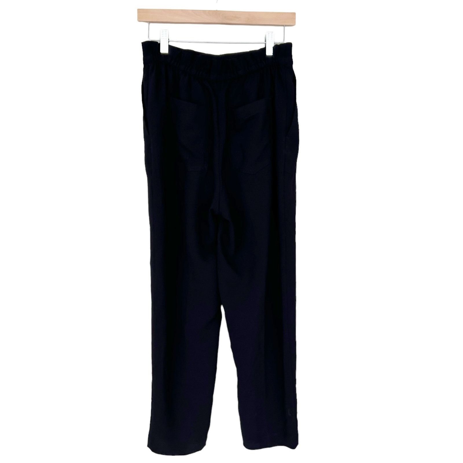 Madewell Madewell Black Drapey Drawstring Paperbag Pants Sz 4 Size 27" / US 4 / IT 40 - 8 Thumbnail