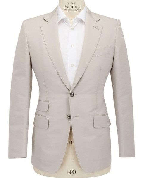 image of Tom Ford O1Loc1C0424 11El40 Shelton Jacket In Beige, Men's (Size 2XL)
